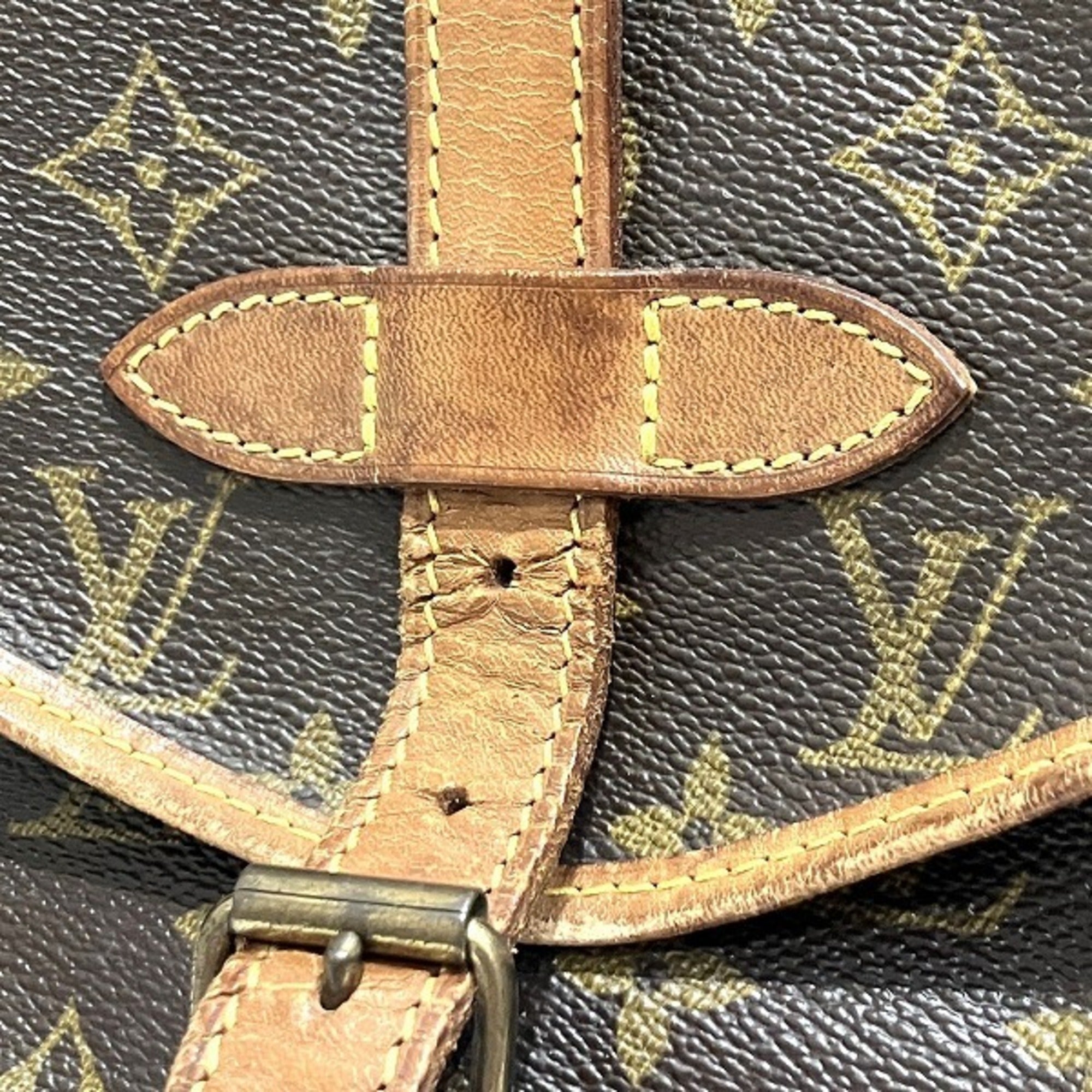 Louis Vuitton Brown Monogram Handbag Shoulder Bag (Pre-Owned)