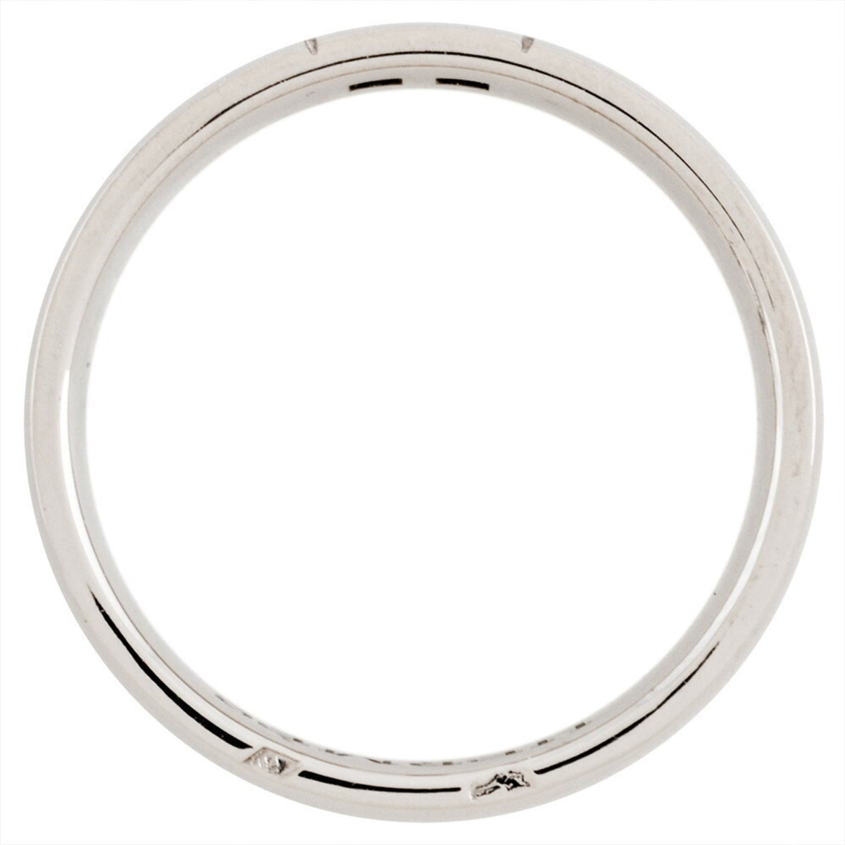 Hermes White Gold (18K) Band Ring (Pre-Owned)