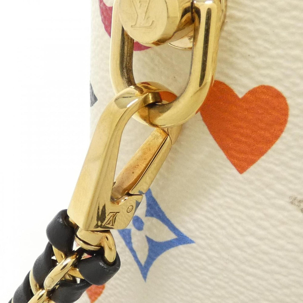 Louis Vuitton Blanc Coated Canvas Handbag (Pre-Owned)