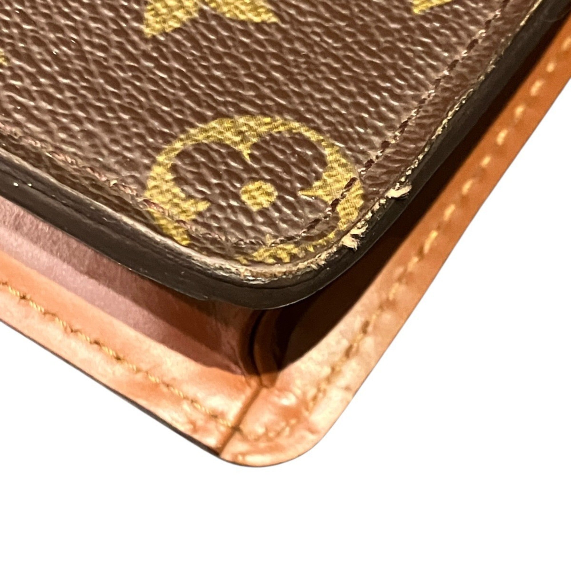 Louis Vuitton Brown Monogram Clutch Bag Pochette (Pre-Owned)