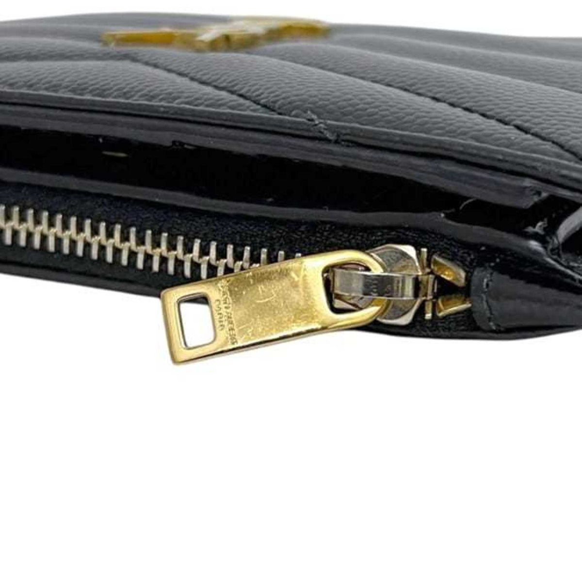 Saint Laurent Black Leather Wallet (Bi-Fold) (Pre-Owned)