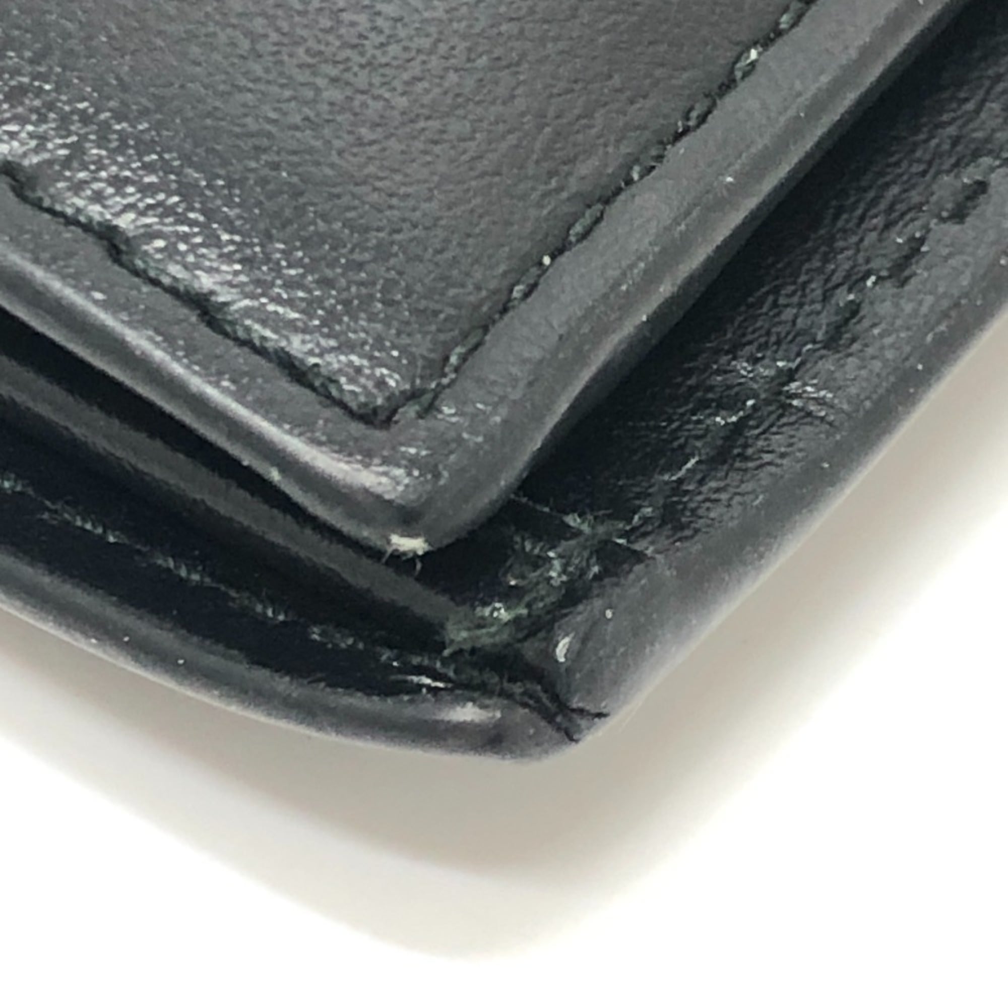 Prada Black Leather Wallet (Bi-Fold) (Pre-Owned)