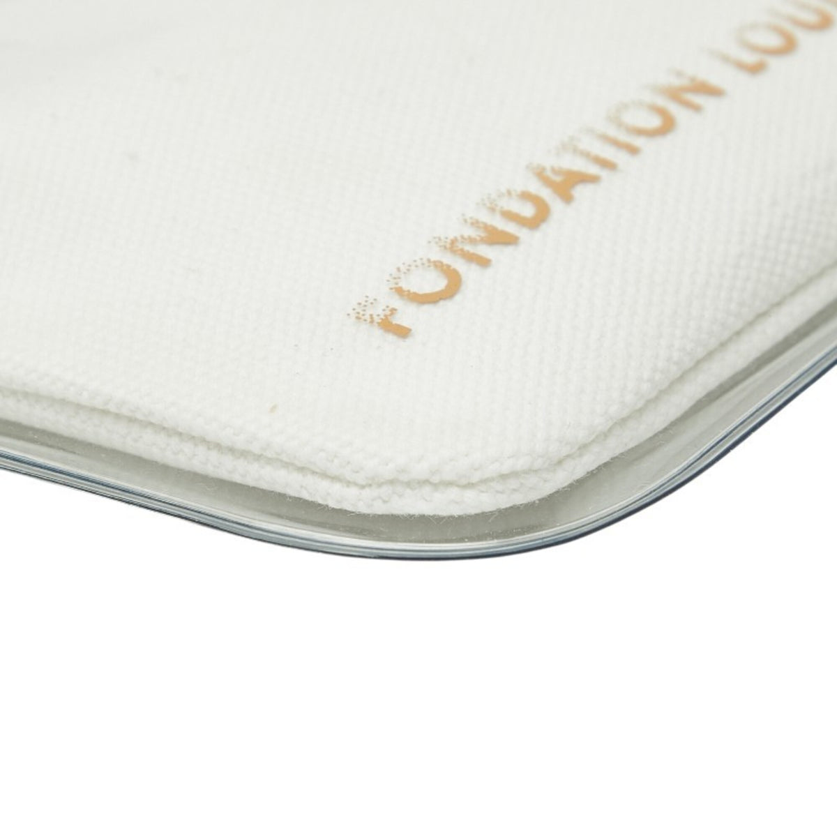 Louis Vuitton White Cotton Pvc Pouch (Pre-Owned)
