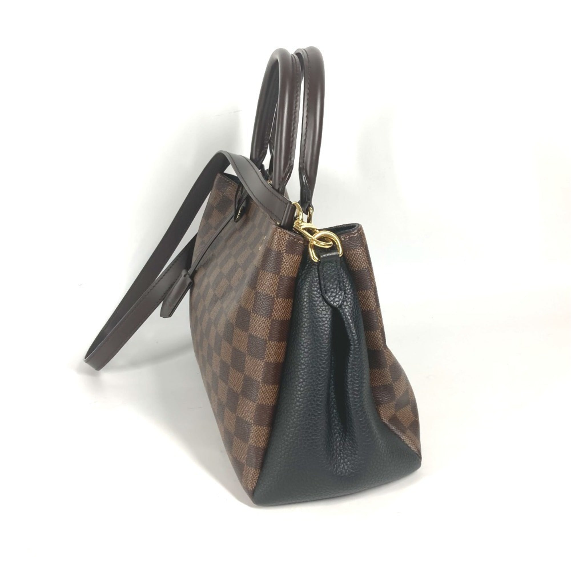 Louis Vuitton Brown Damier Canvas Handbag Shoulder Bag Tote Bag (Pre-Owned)