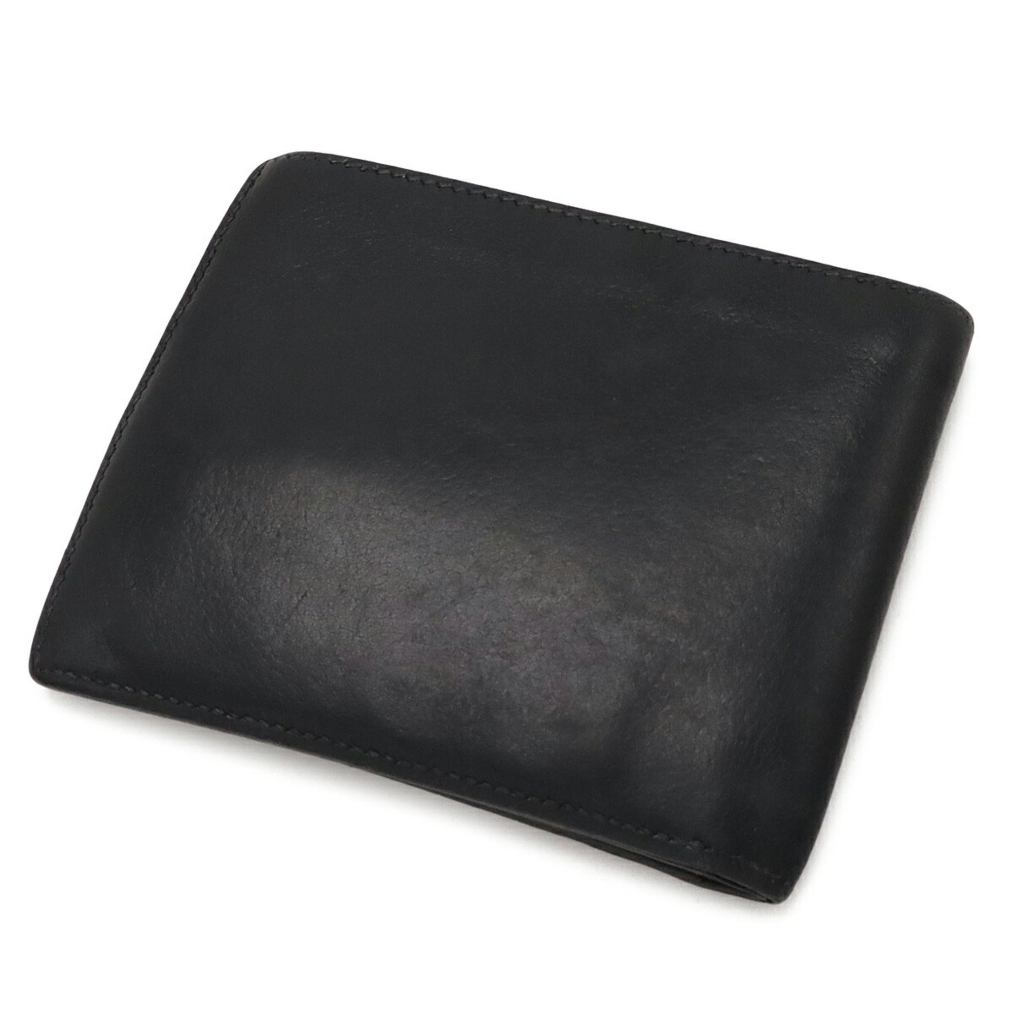 Hermes Black Leather Wallet (Bi-Fold) (Pre-Owned)