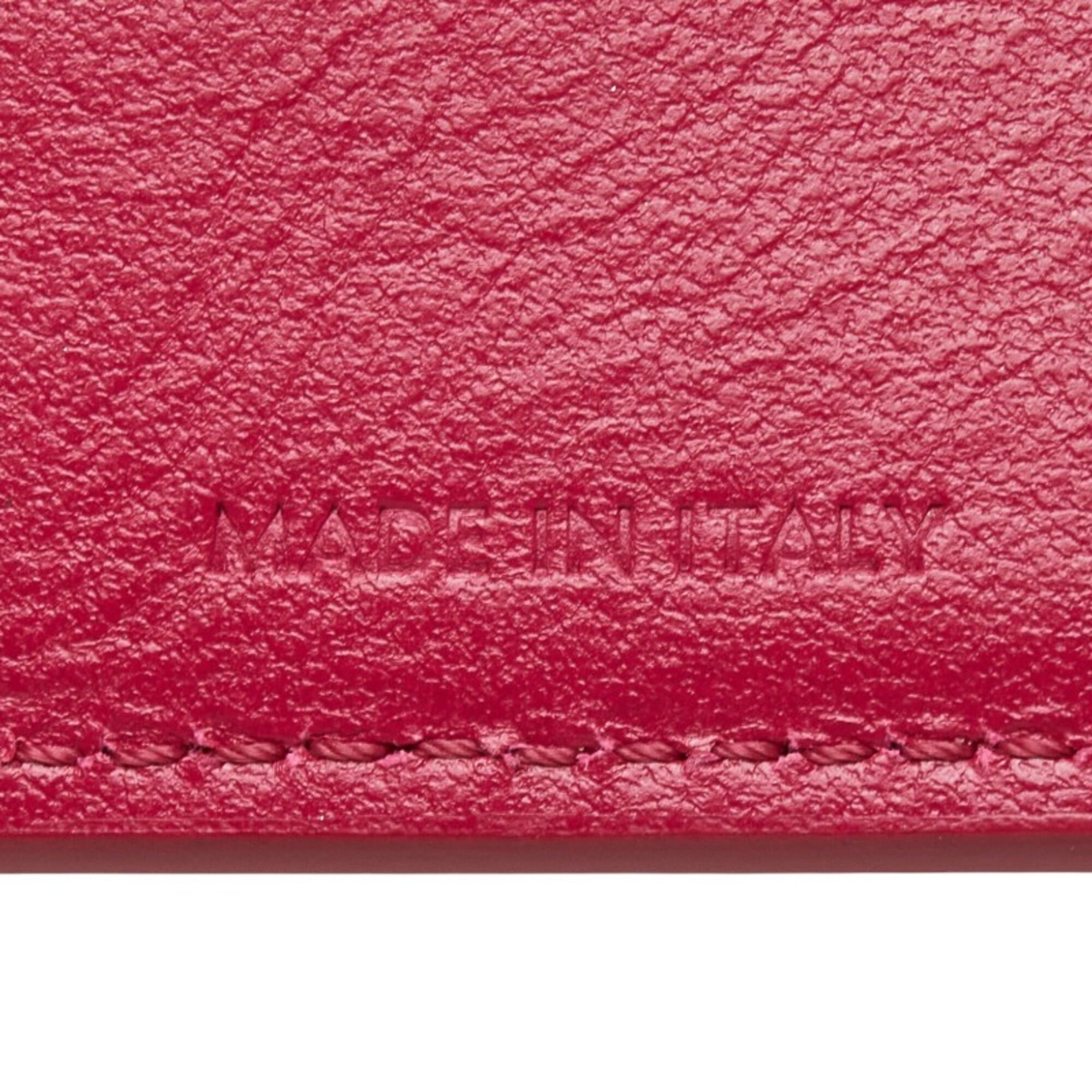 Celine Pink Leather Wallet (Tri-Fold) (Pre-Owned)