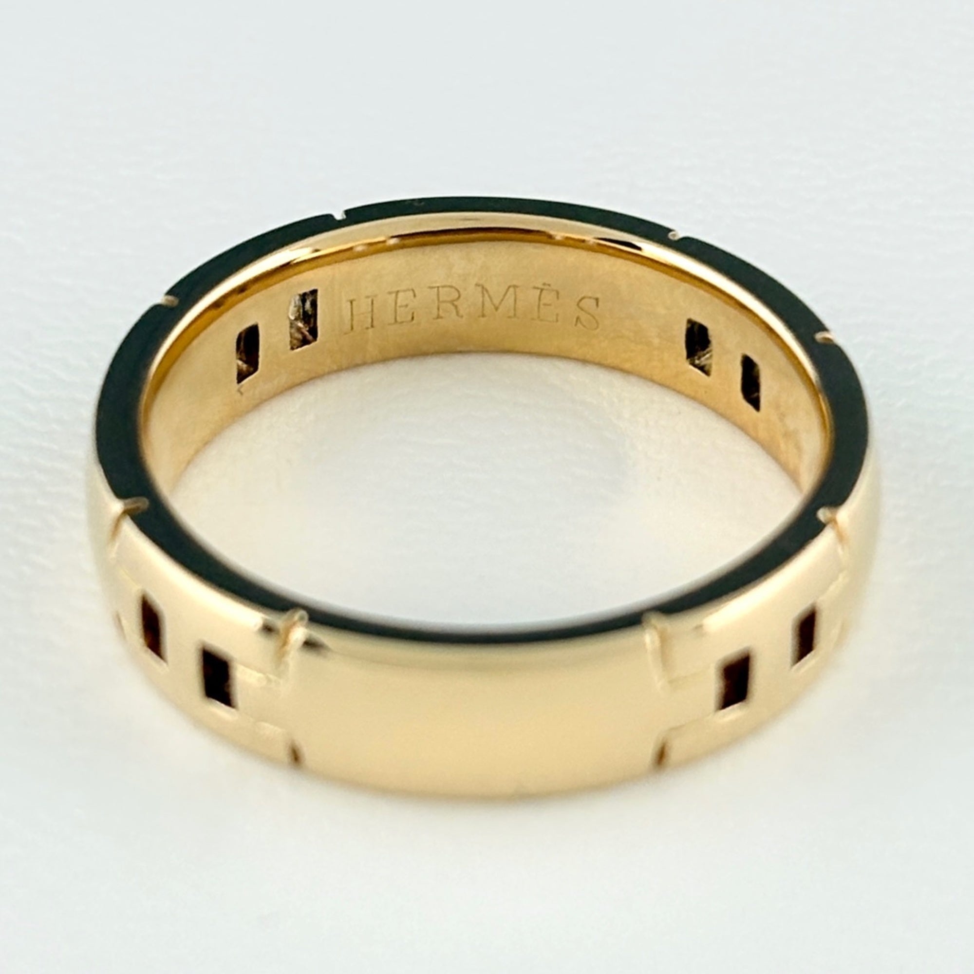 Hermes Yellow Gold (18K) Band Ring (Pre-Owned)