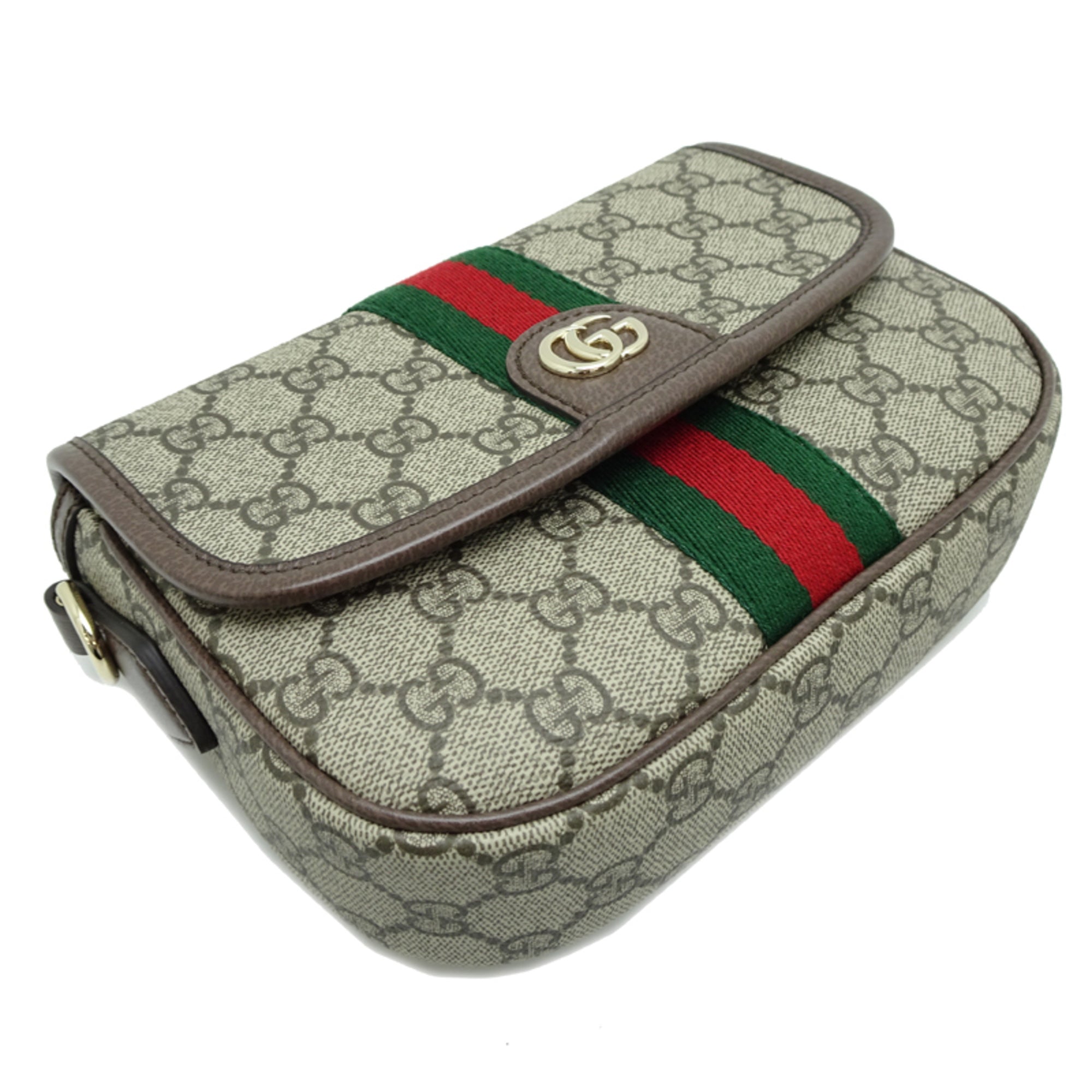 Gucci Beige Gg Supreme Shoulder Bag (Pre-Owned)