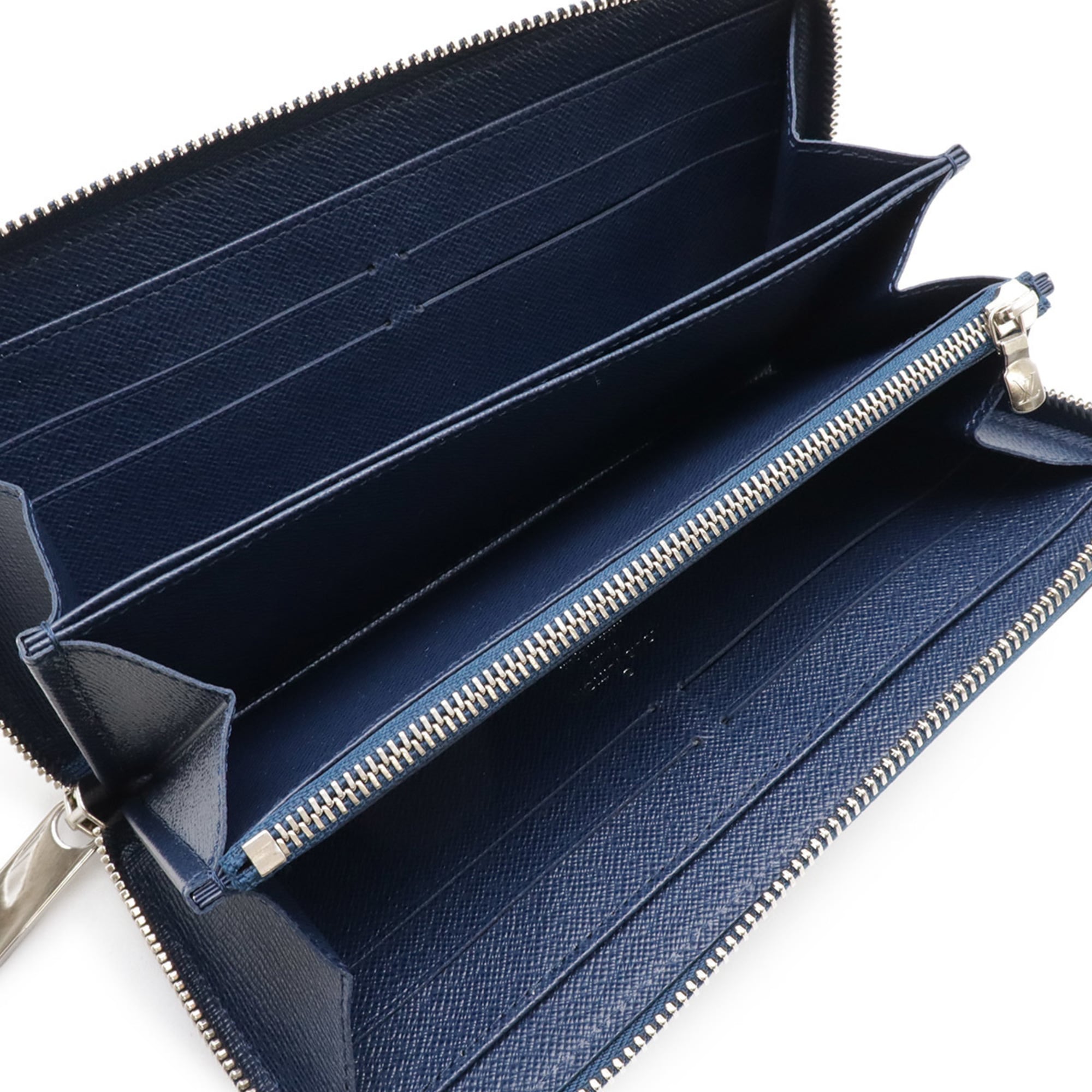 Louis Vuitton Blue Indigo Navy Epi Leather Long Wallet (Bi-Fold) (Pre-Owned)
