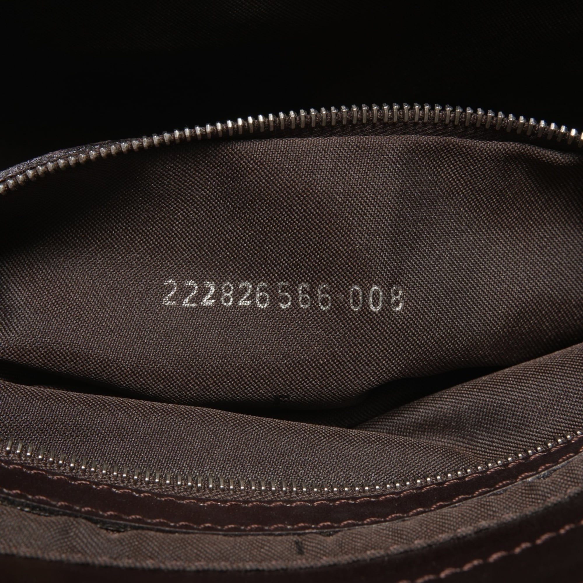 Fendi Zucca Brown Canvas Shoulder Bag (Pre-Owned)