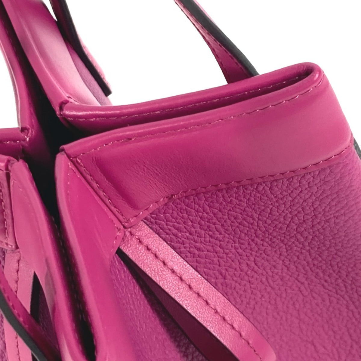 Fendi Purple Leather Shoulder Bag (Pre-Owned)