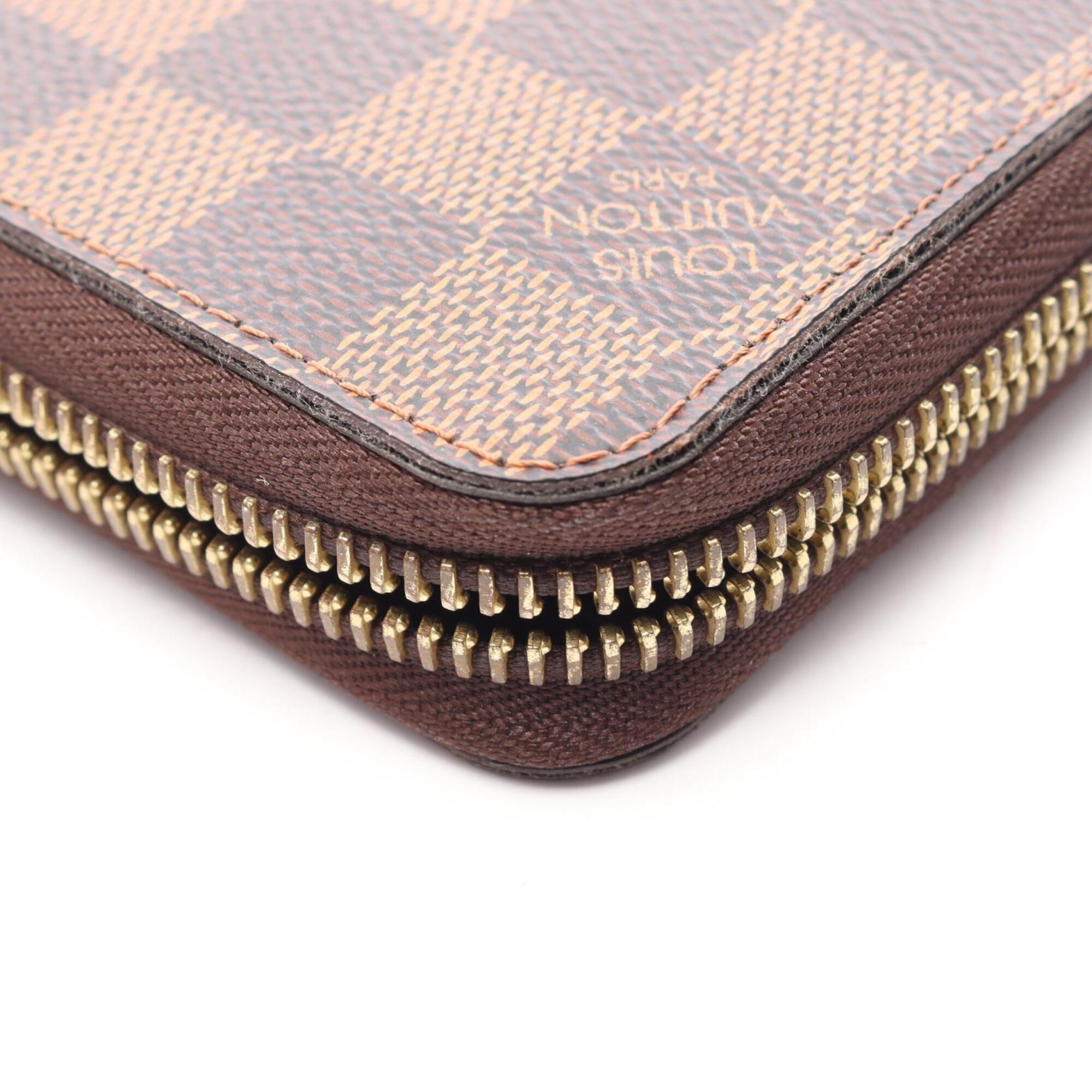 Louis Vuitton Brown Pvc Long Wallet (Bi-Fold) (Pre-Owned)