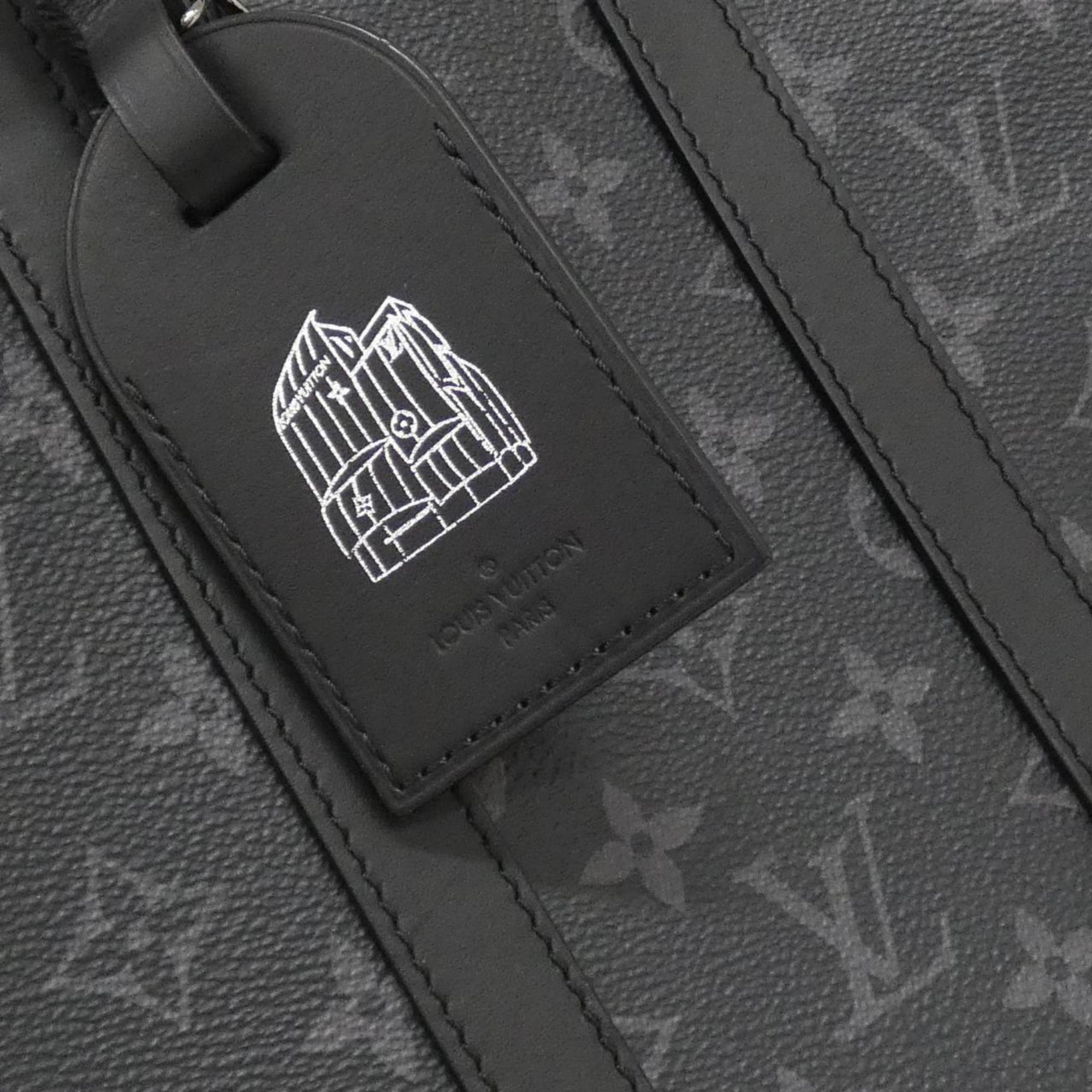 Louis Vuitton Black Coated Canvas Handbag (Pre-Owned)