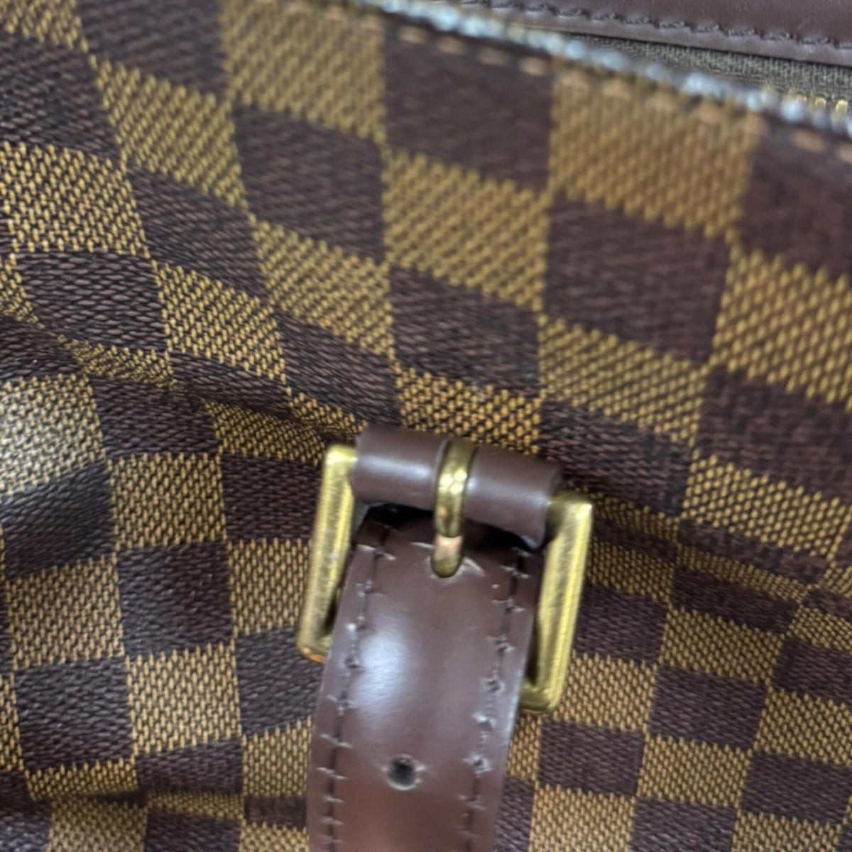 Louis Vuitton Brown Damier Canvas Ebene Galle Or Damier Canvas Tote Bag (Pre-Owned)