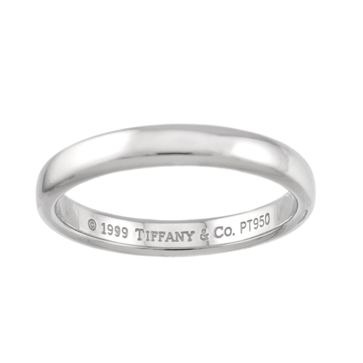 Tiffany Platinum 950 Band Ring (Pre-Owned)