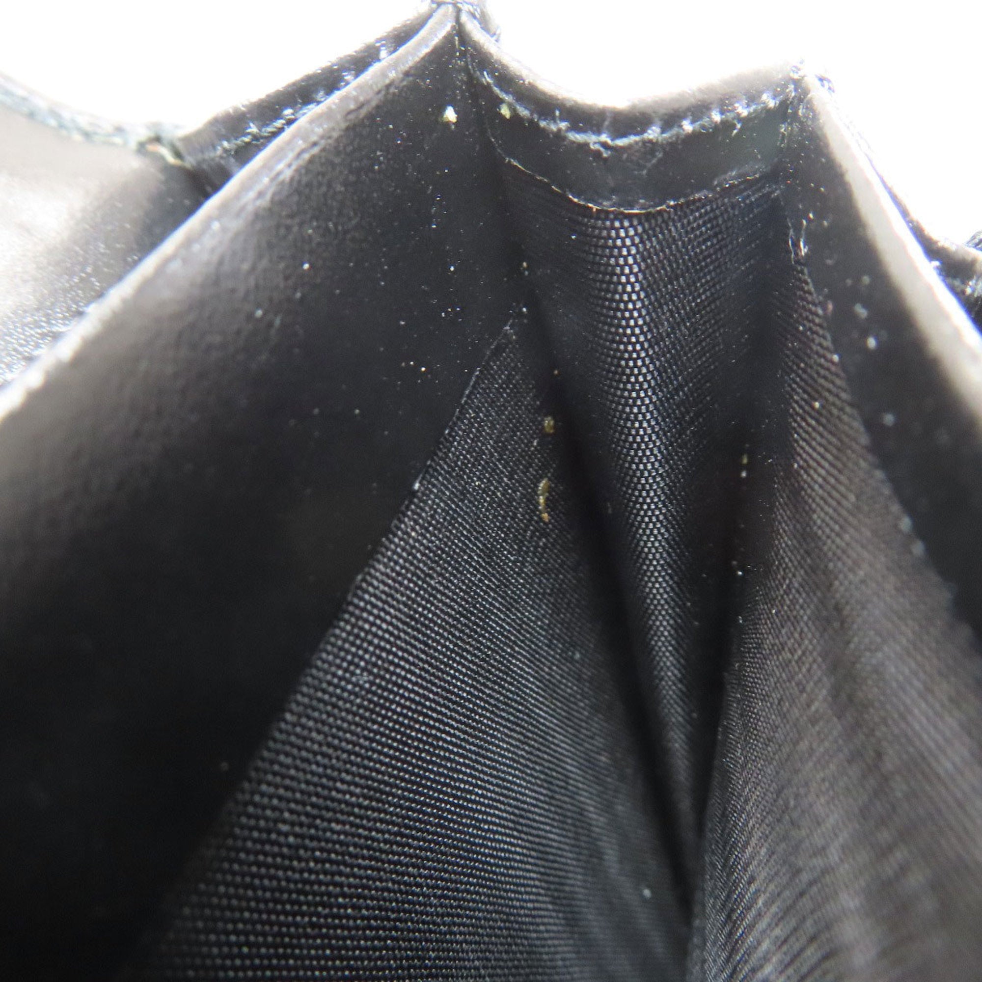 Celine Black Leather Long Wallet (Bi-Fold) (Pre-Owned)