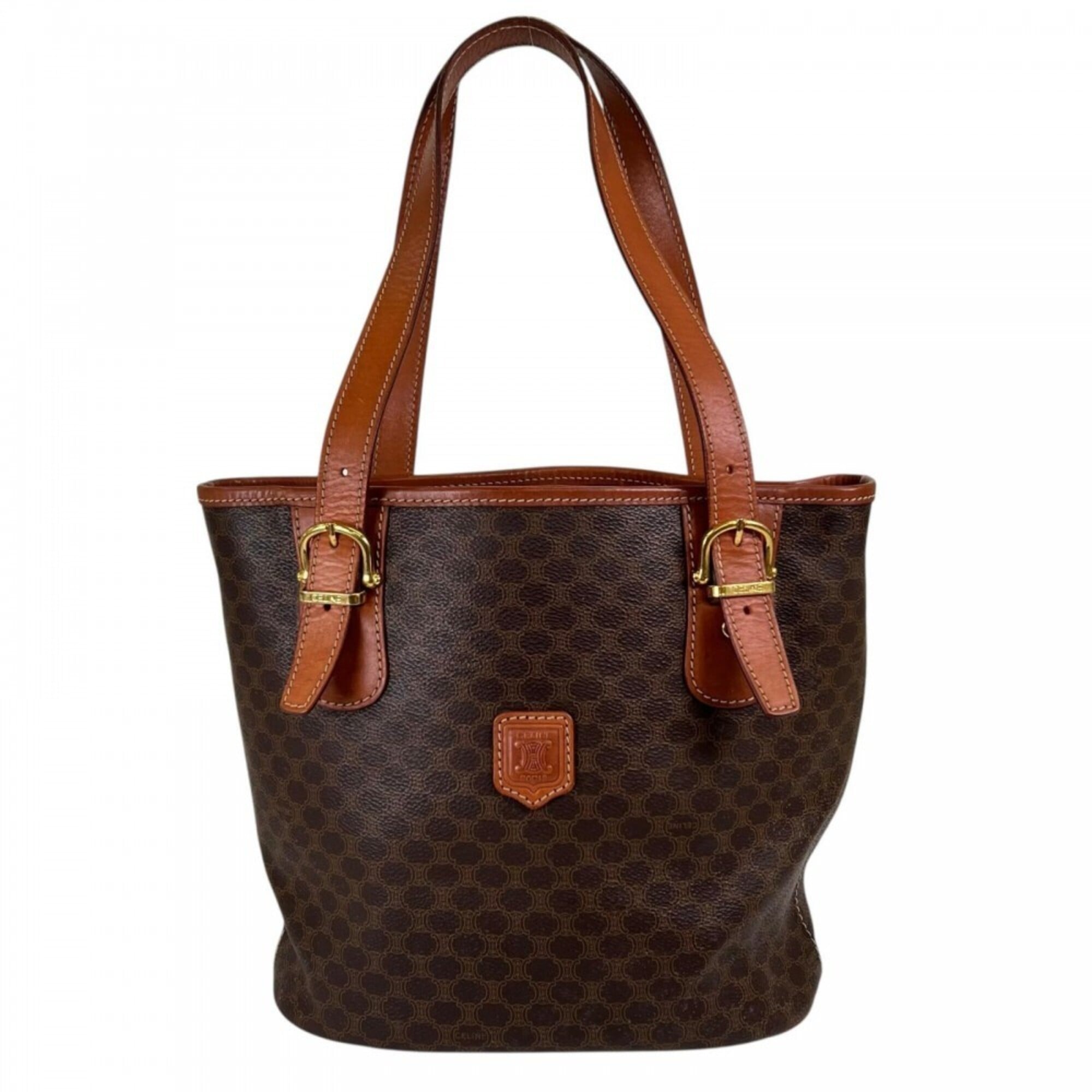 Celine Brown Leather Tote Bag (Pre-Owned)