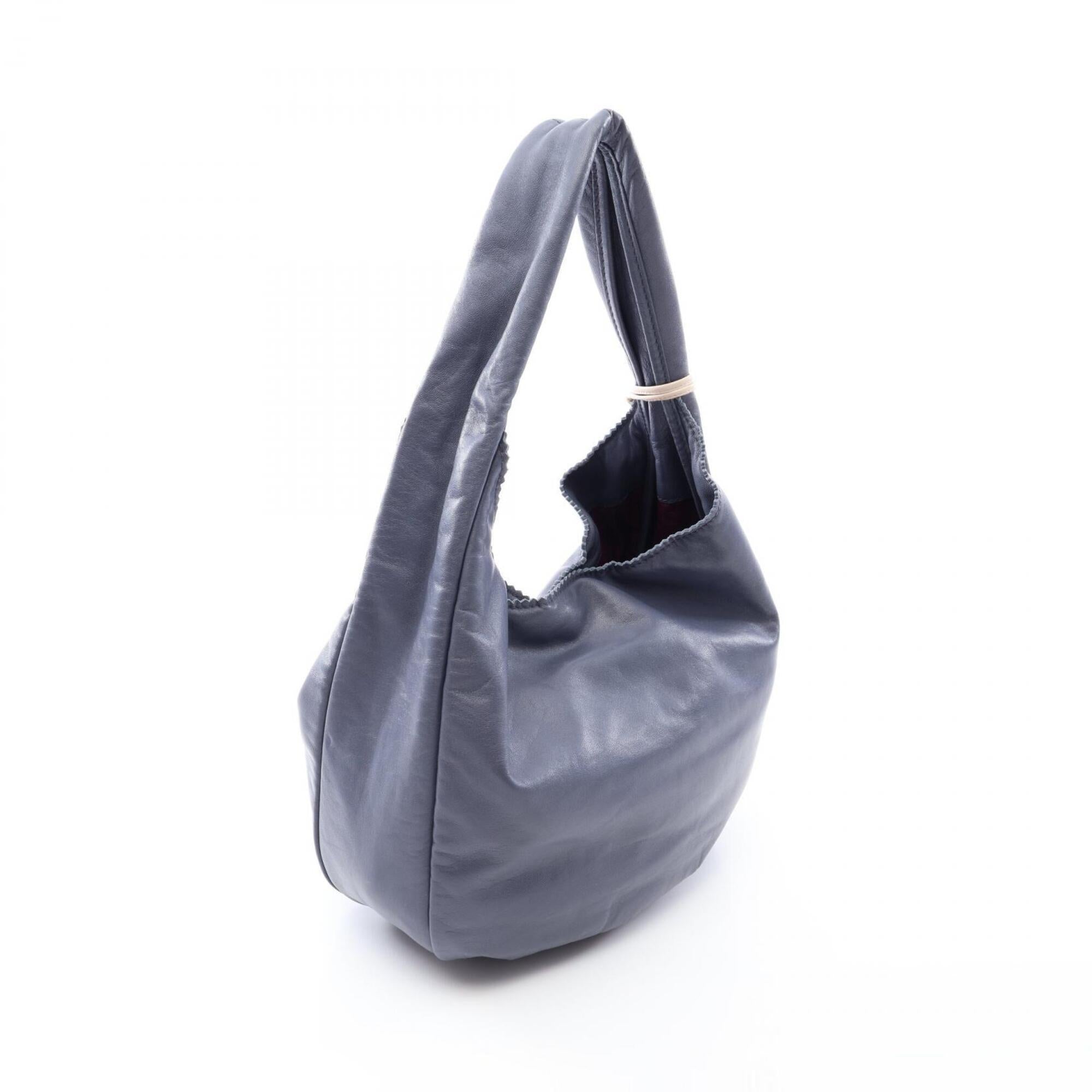 Loewe Blue Leather Handbag Shoulder Bag (Pre-Owned)
