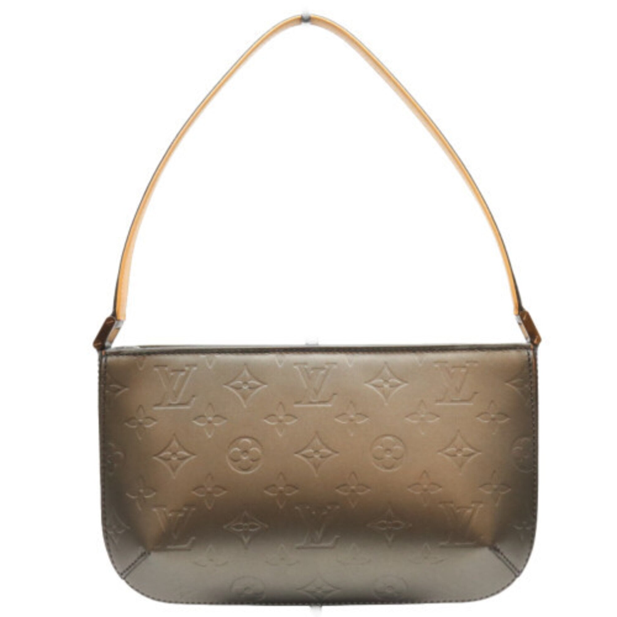 Louis Vuitton Black Monogram Mat Shoulder Bag (Pre-Owned)
