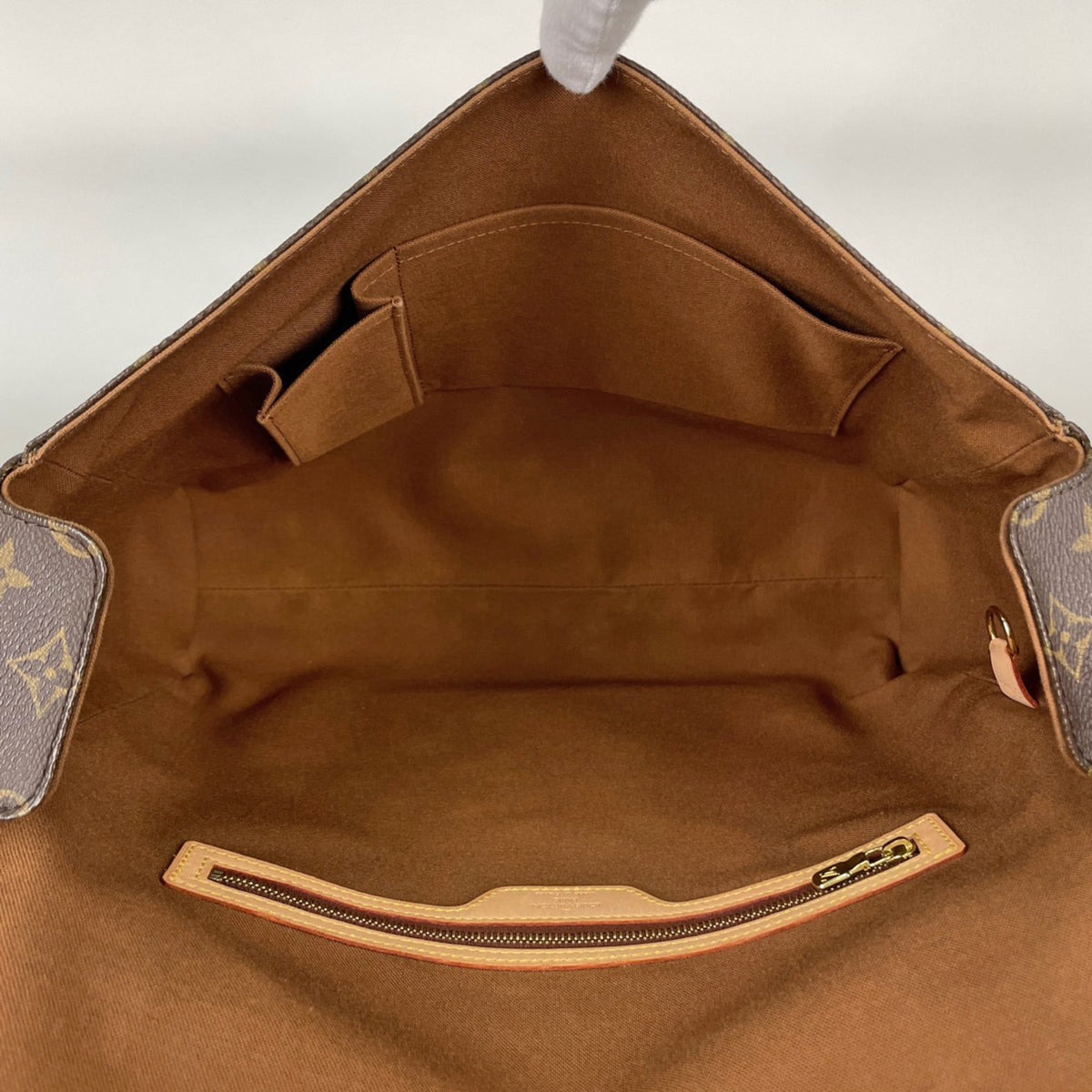 Louis Vuitton Brown Monogram Messenger Bag Shoulder Bag (Pre-Owned)