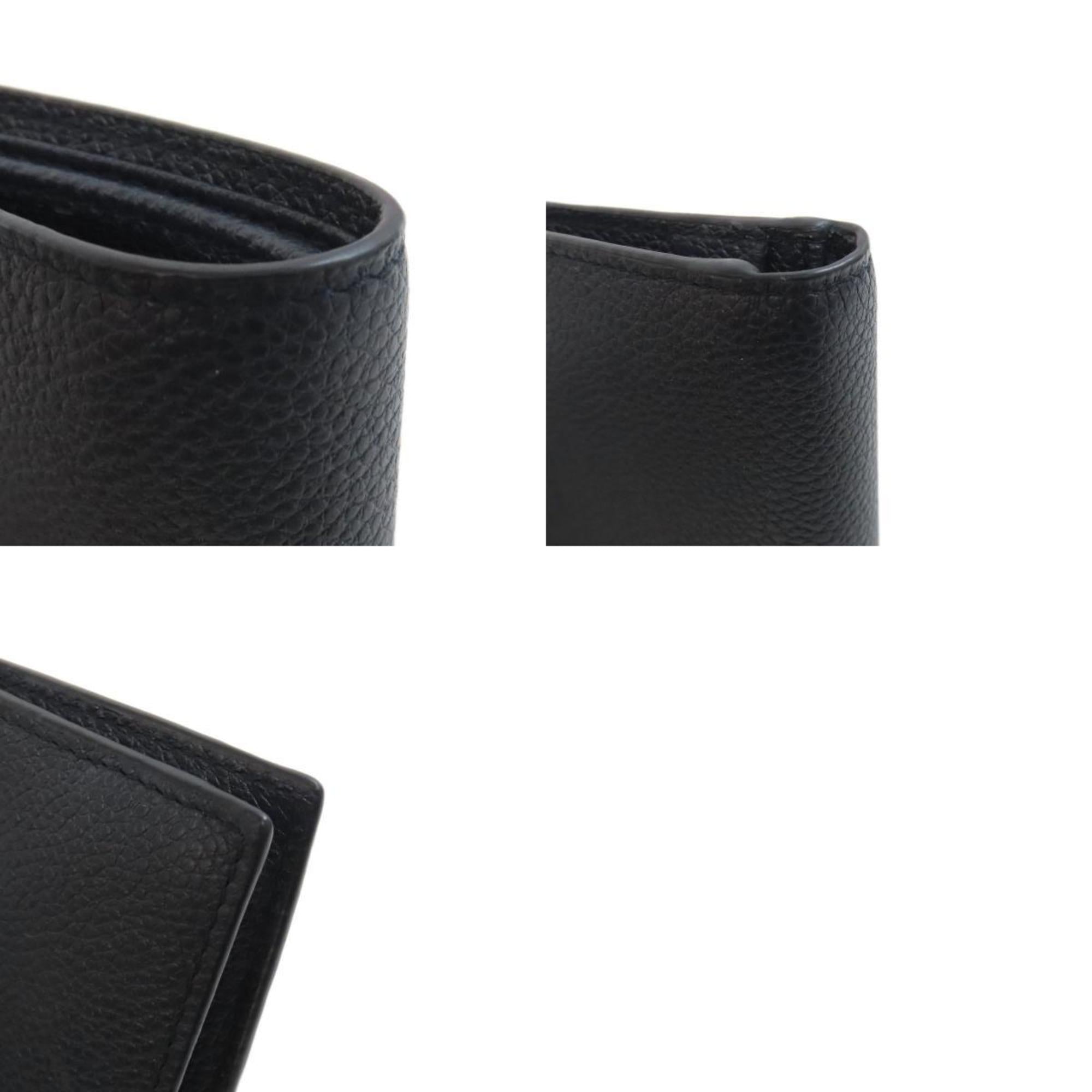 Prada Black Leather Wallet (Bi-Fold) (Pre-Owned)