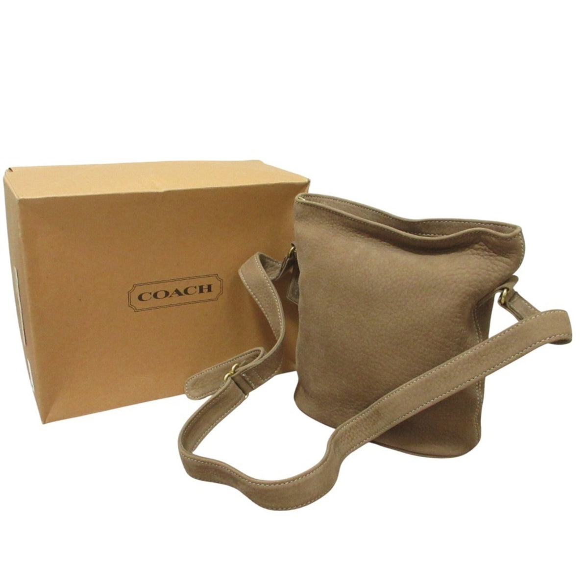 Coach Brown Leather Shoulder Bag (Pre-Owned)