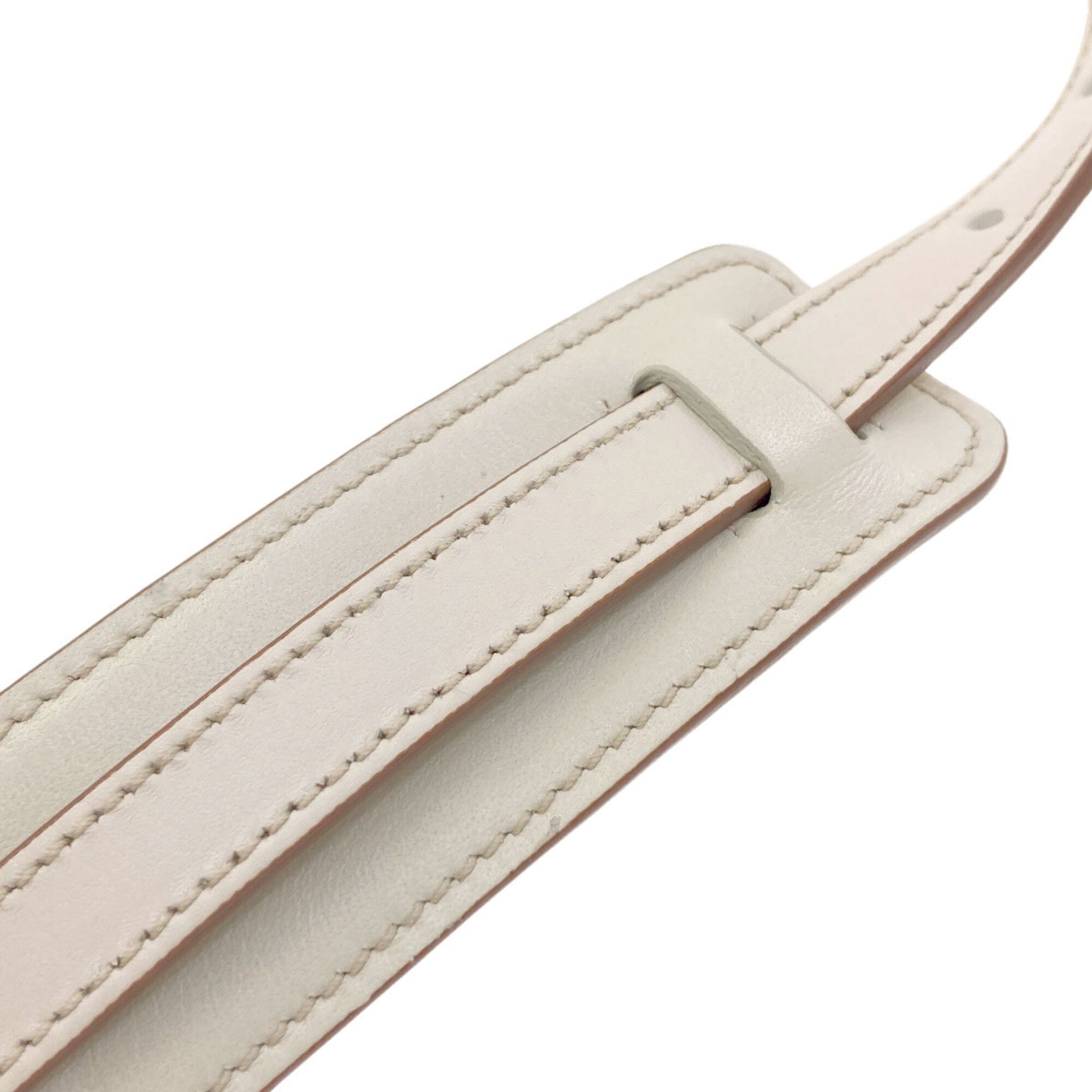 Prada Beige White Canvas Handbag (Pre-Owned)