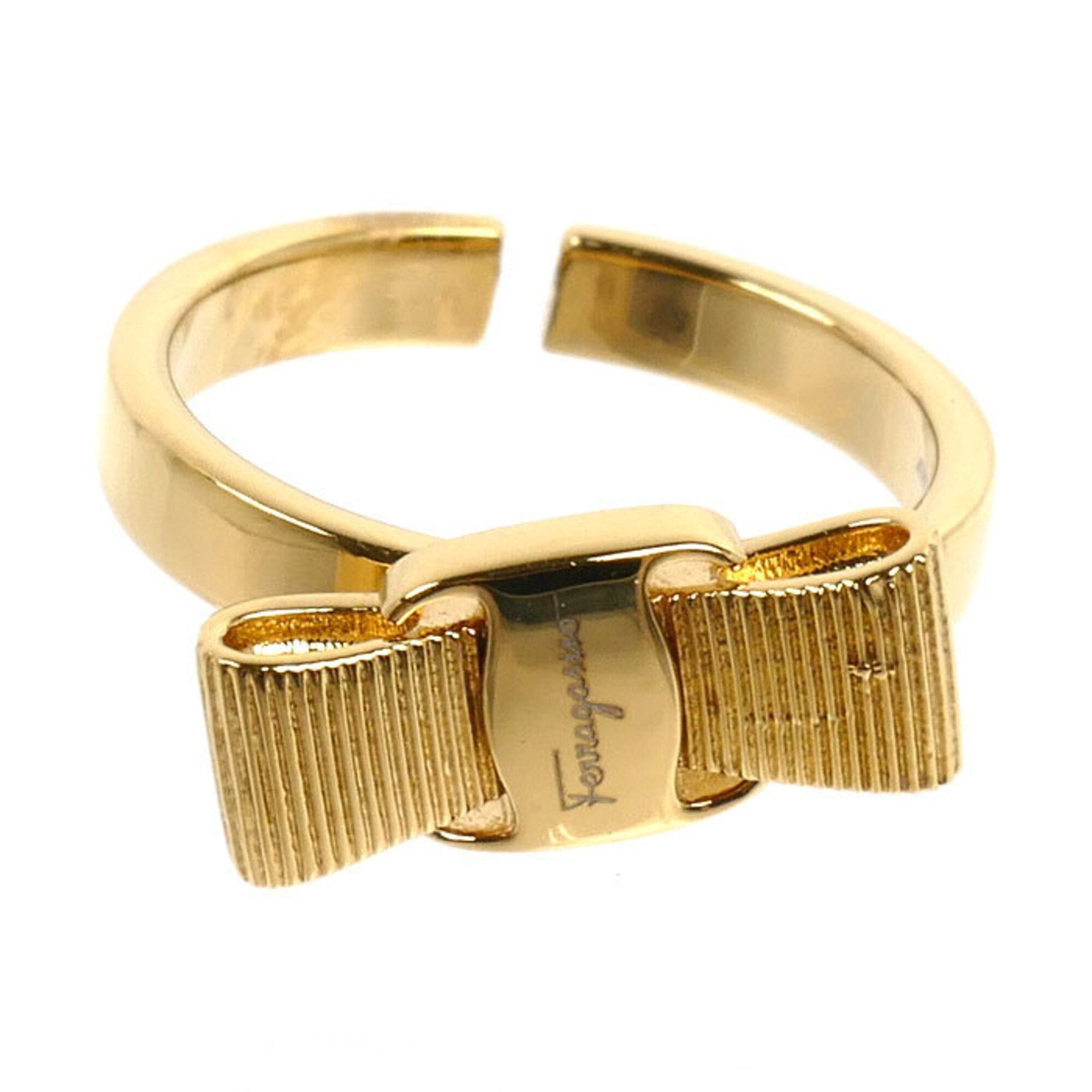 Salvatore Ferragamo Brass Band Ring (Pre-Owned)
