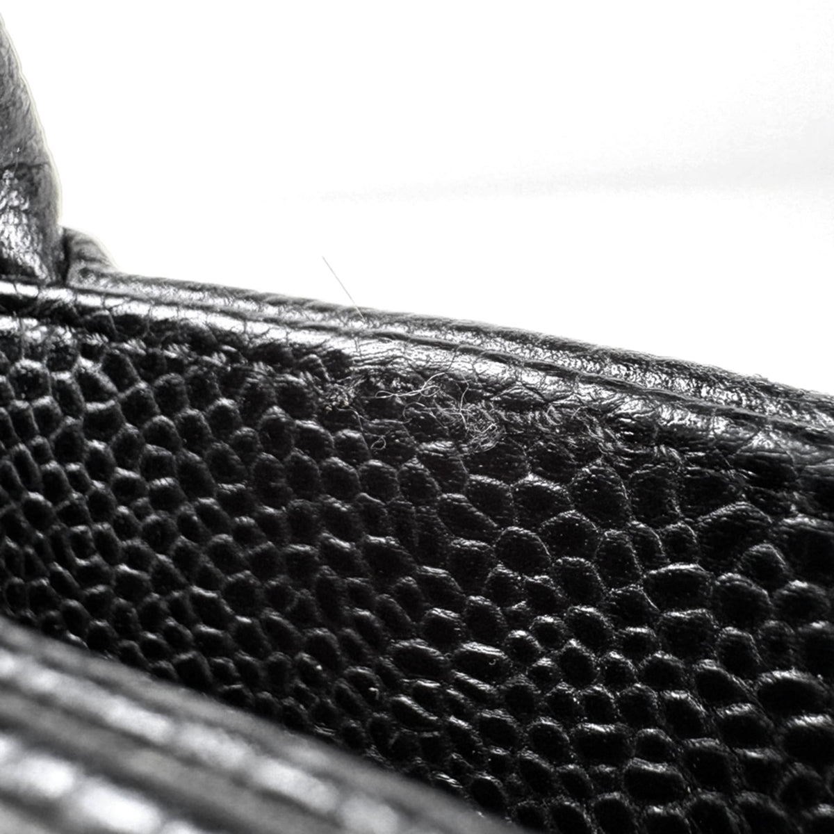 Chanel Black Grained Calfskin Tote Bag (Pre-Owned)