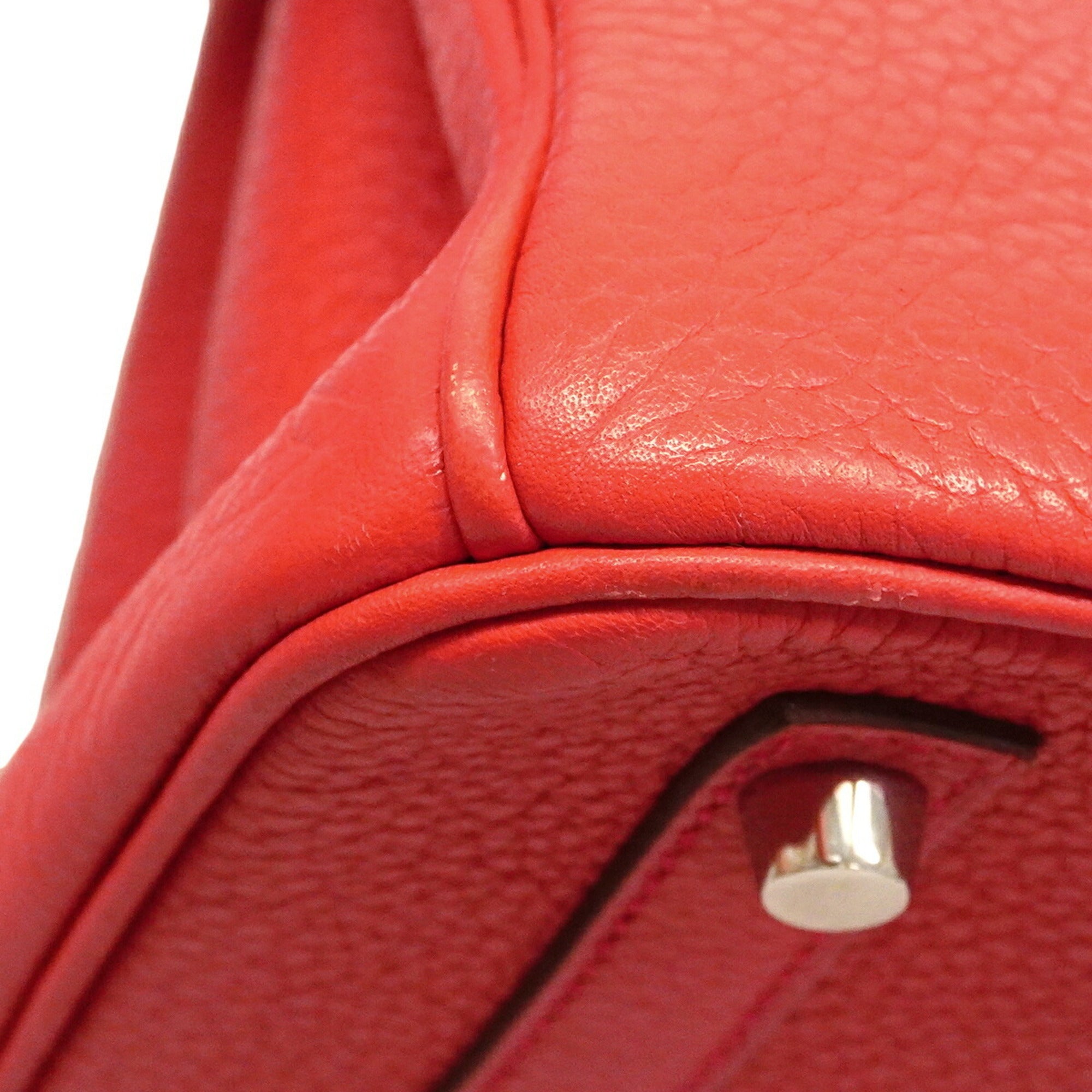 Hermes Bougainvillier Taurillon Clemence Leather Handbag (Pre-Owned)
