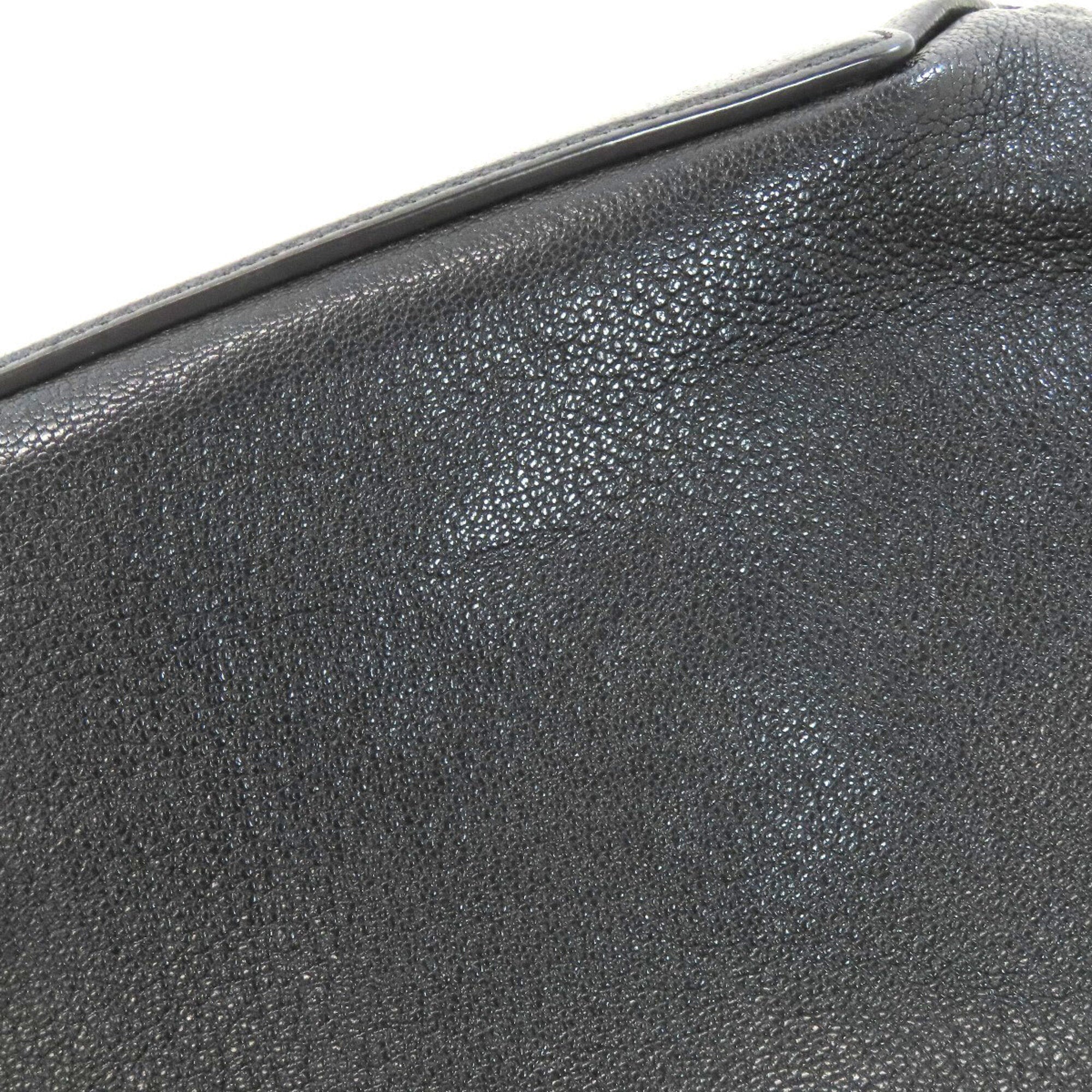 Miu Miu Black Leather Tote Bag (Pre-Owned)