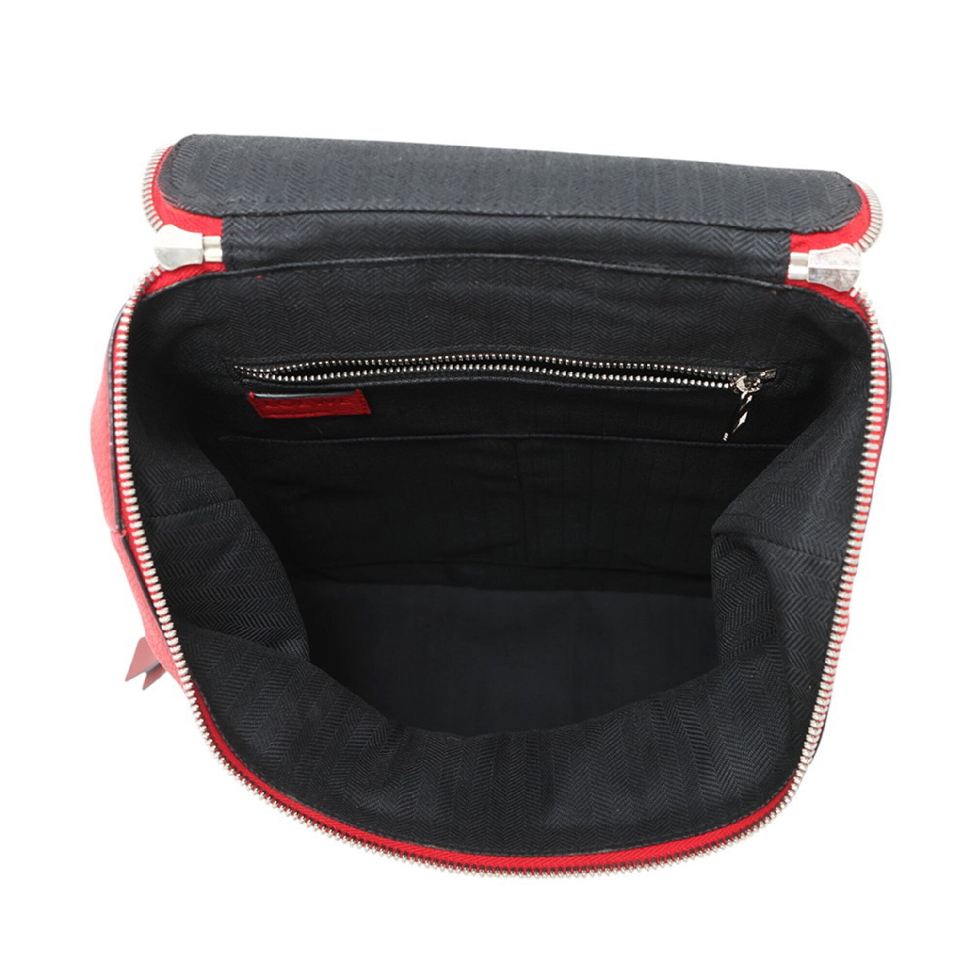 Loewe Red Color Leather Handbag (Pre-Owned)