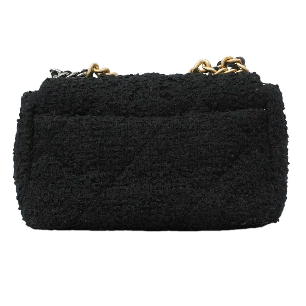 Chanel Black Tweed Handbag (Pre-Owned)