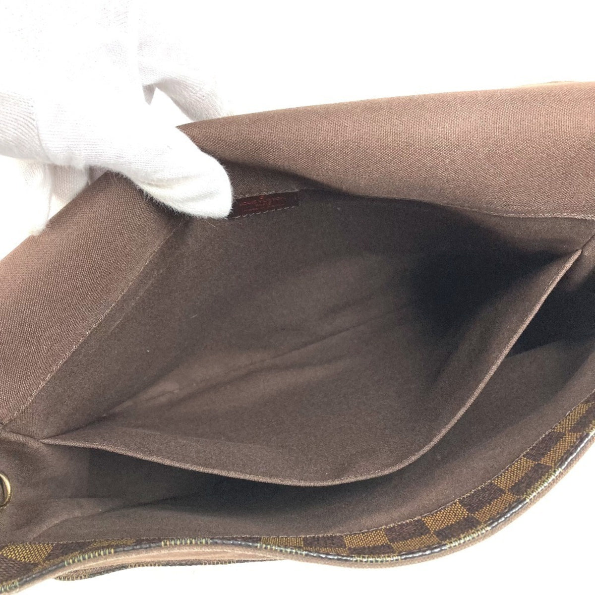 Louis Vuitton Brown Damier Canvas Messenger Bag Shoulder Bag (Pre-Owned)
