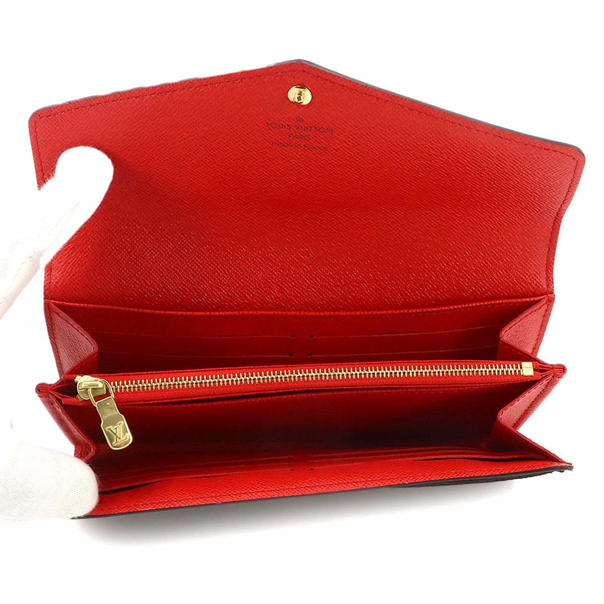 Louis Vuitton Brown Coquelicots Monogram Monogram Long Wallet (Bi-Fold) (Pre-Owned)