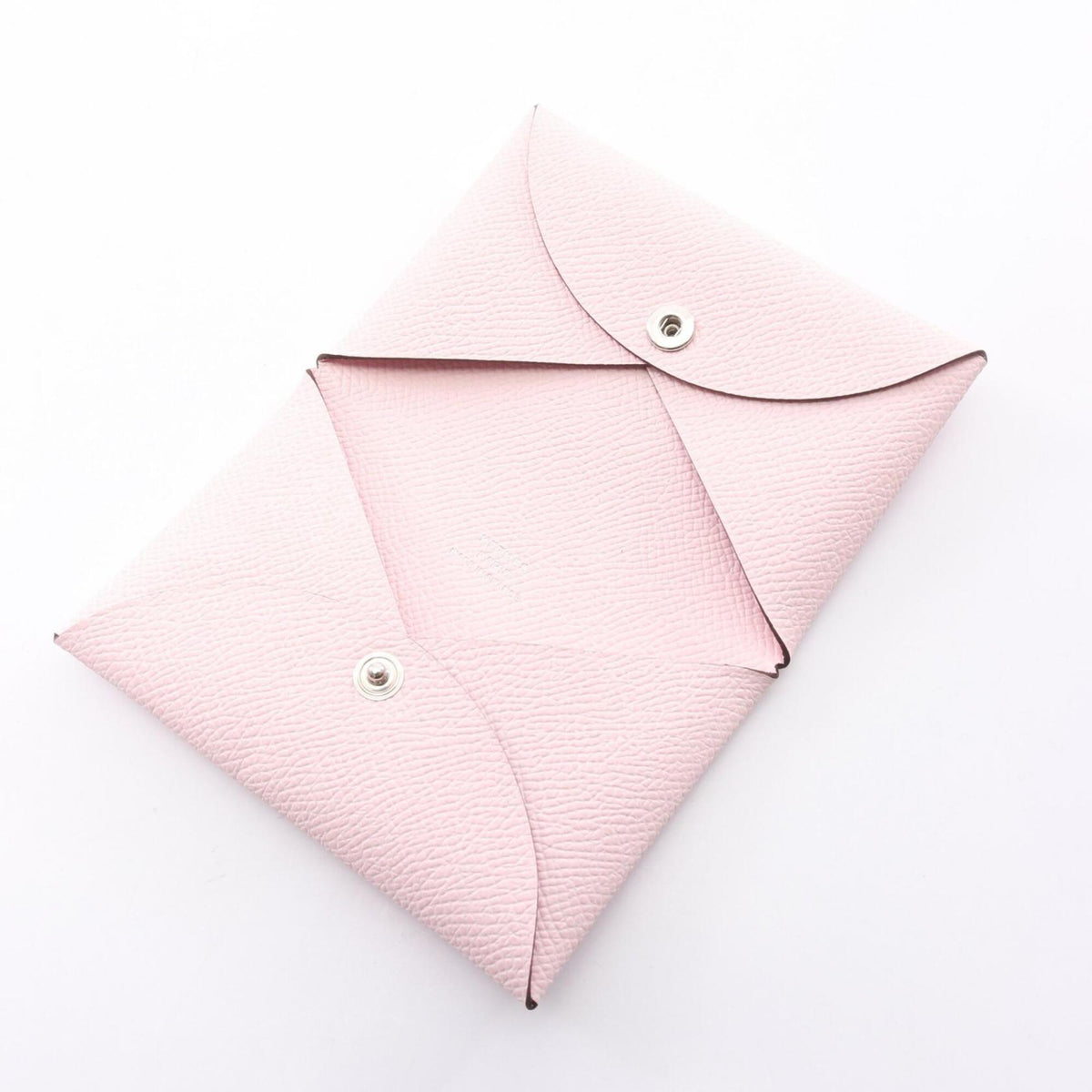 Hermes Pink Rose Eglantine Epsom Leather Coin Purse/Coin Case (Pre-Owned)