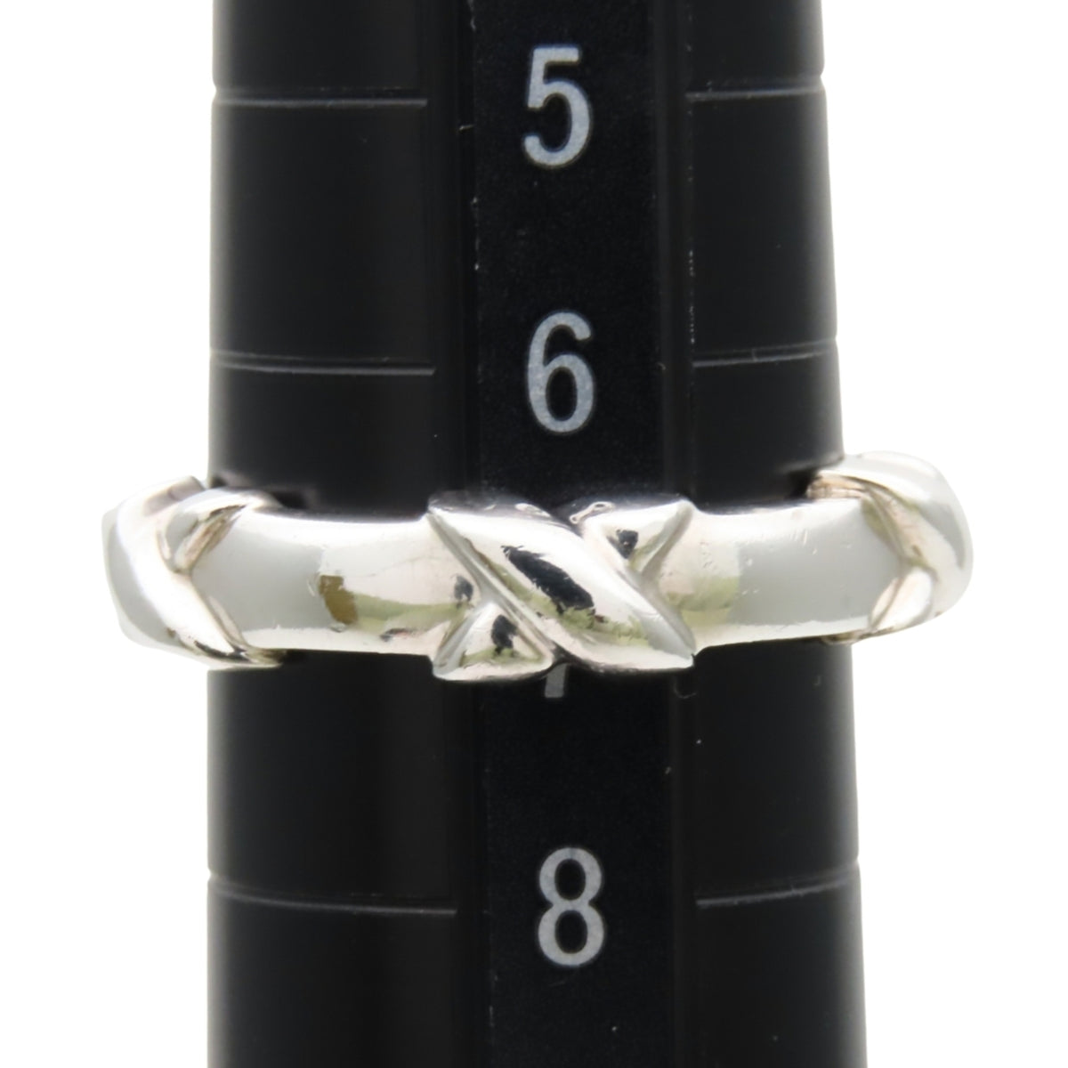 Tiffany Silver Silver 925 Band Ring (Pre-Owned)