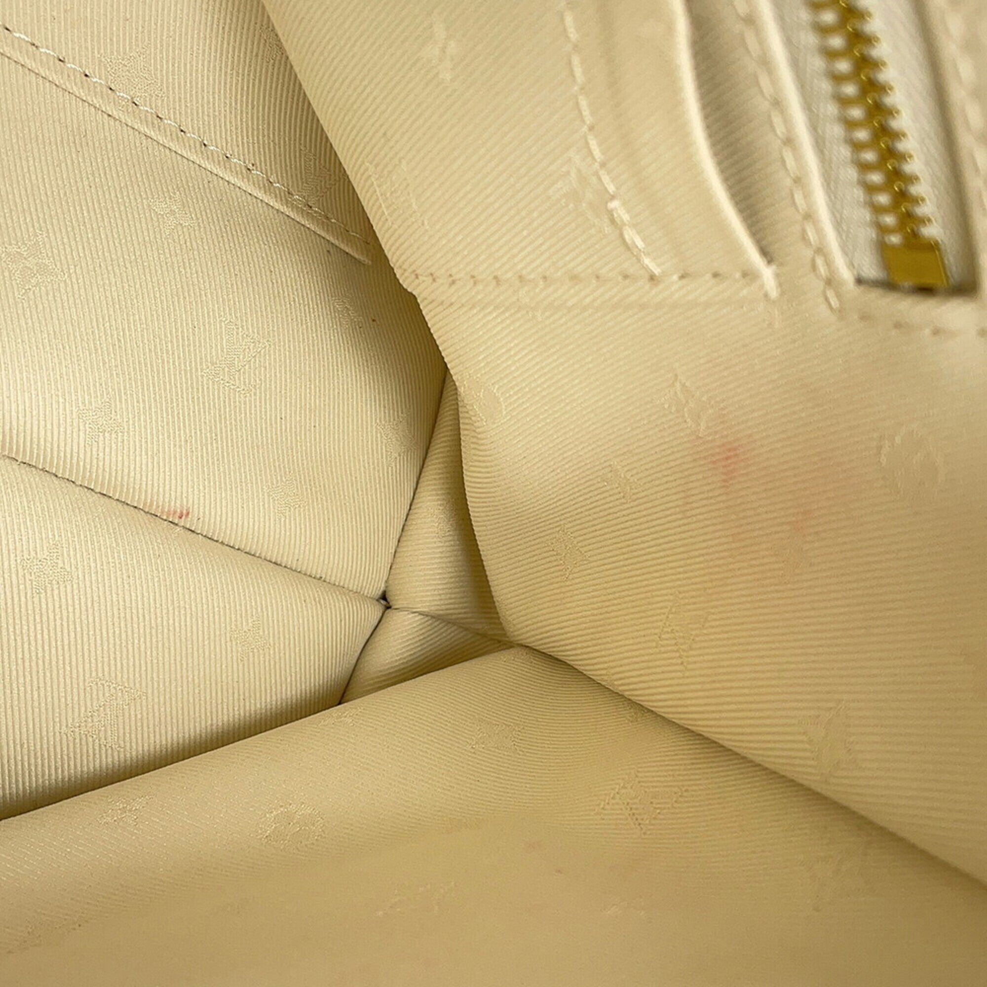 Louis Vuitton Monogram Off-White Or Monogram Handbag Pouch Shoulder Bag (Pre-Owned)