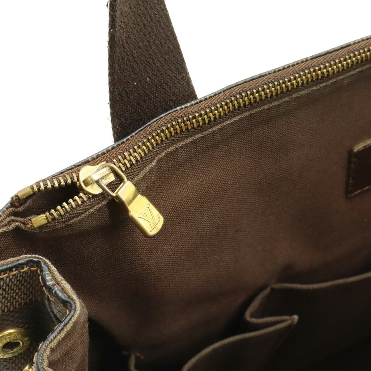 Louis Vuitton Brown Pvc Shoulder Bag Tote Bag (Pre-Owned)