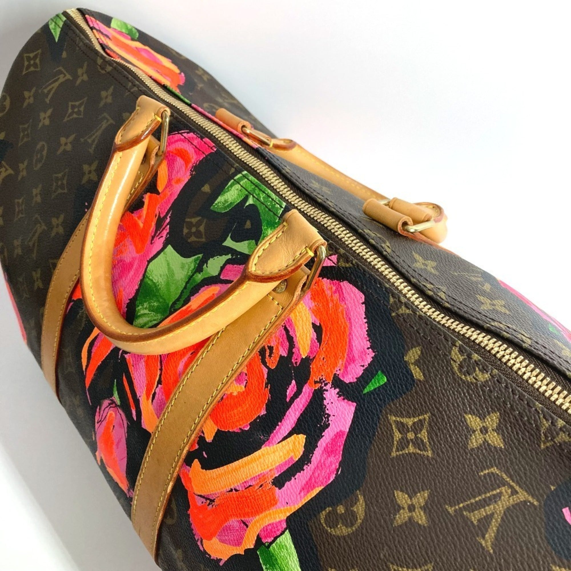 Louis Vuitton Monogram Rose Brown Monogram Rose Pink Monogram Boston Bag (Pre-Owned)