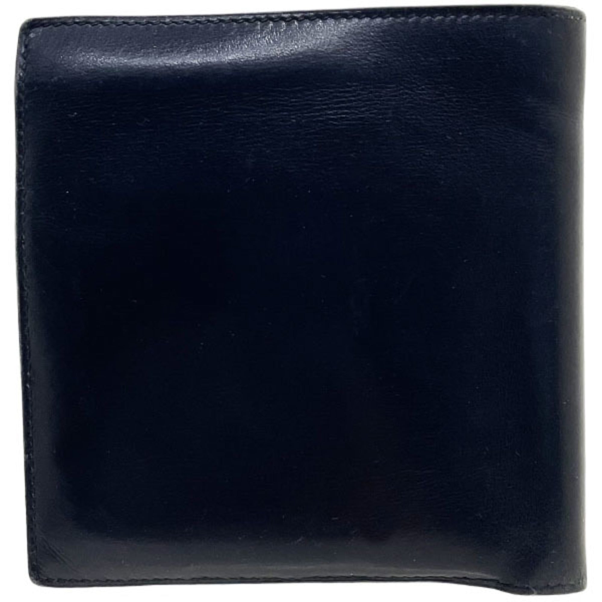 Hermes Black Leather Wallet (Bi-Fold) (Pre-Owned)