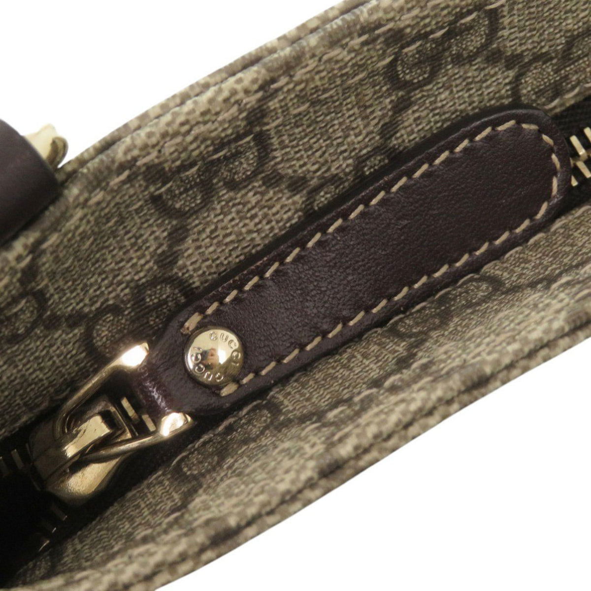 Gucci Beige Gg Supreme Shoulder Bag (Pre-Owned)