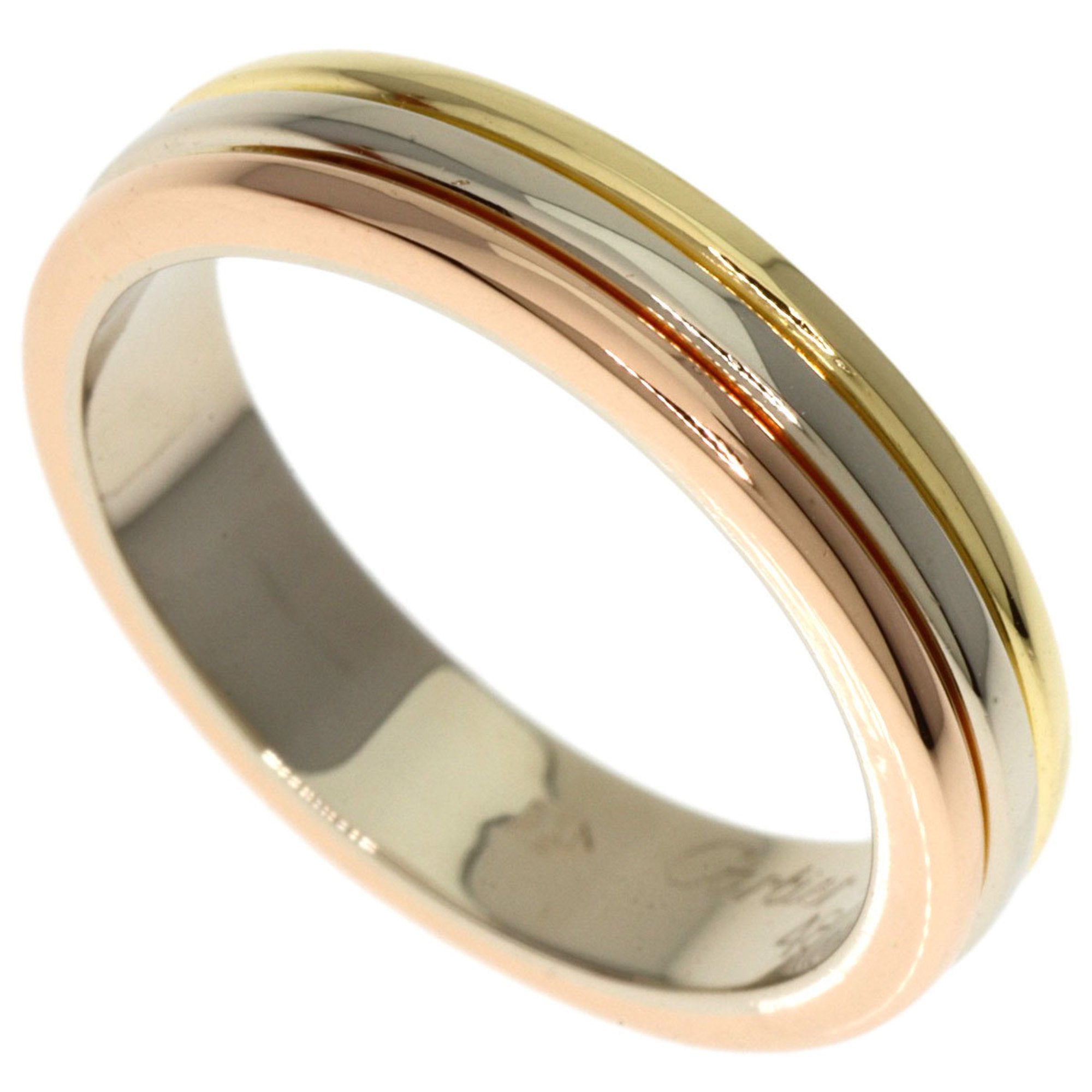 Cartier Pink White Yellow Band Ring (Pre-Owned)