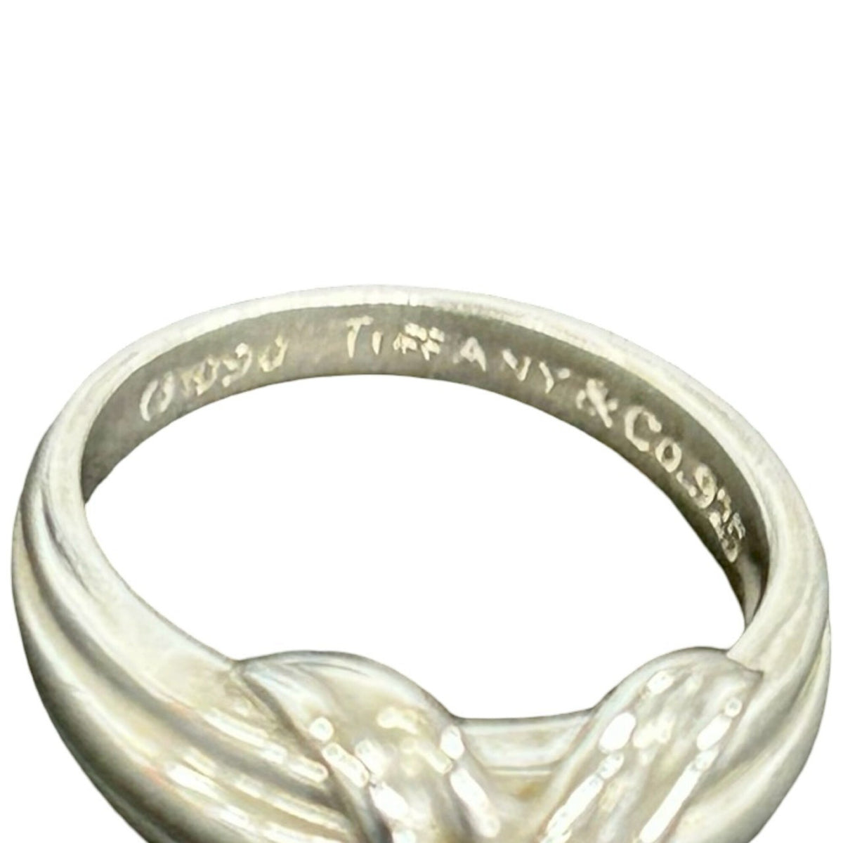 Tiffany Silver Silver 925 Band Ring (Pre-Owned)