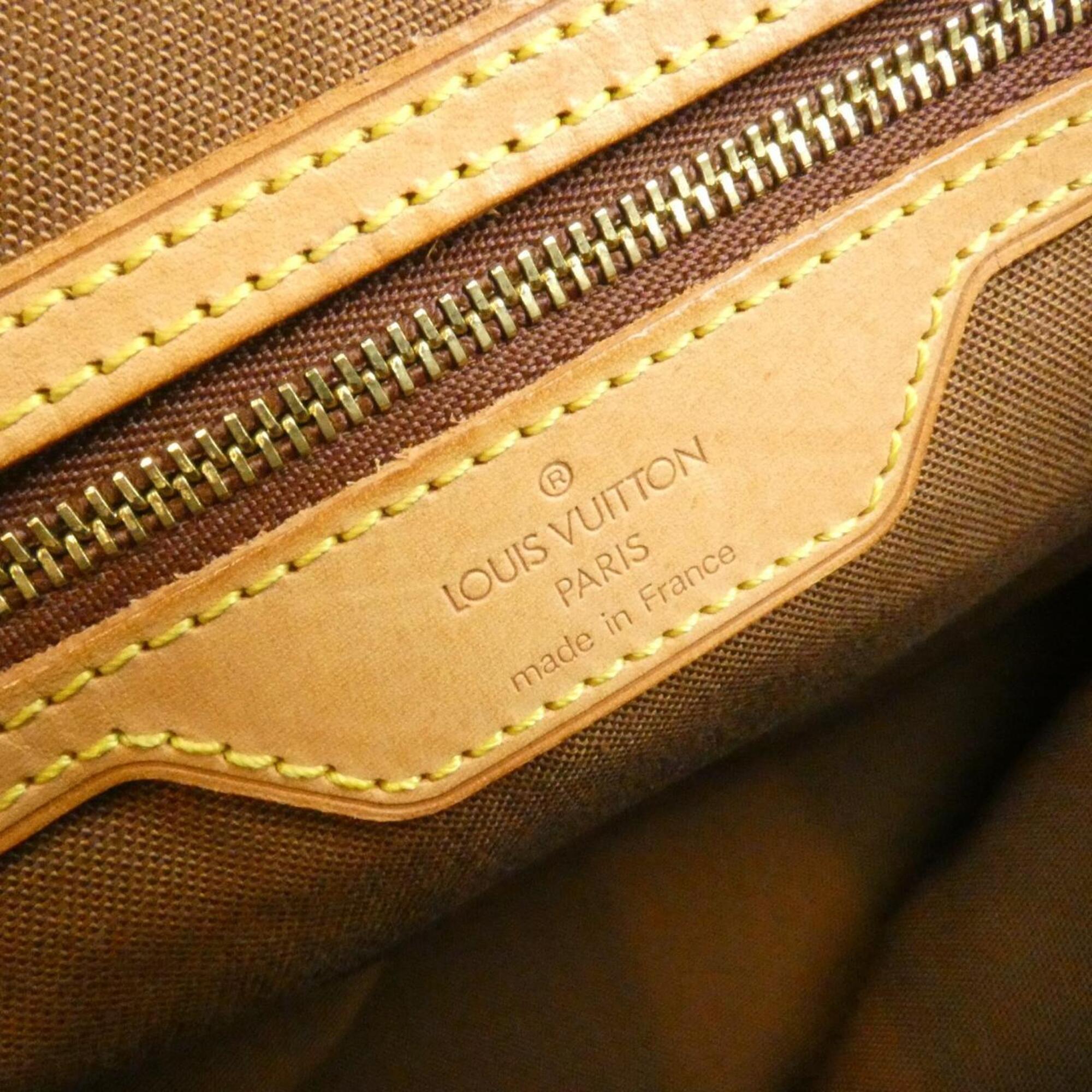Louis Vuitton Marron Coated Canvas Handbag (Pre-Owned)
