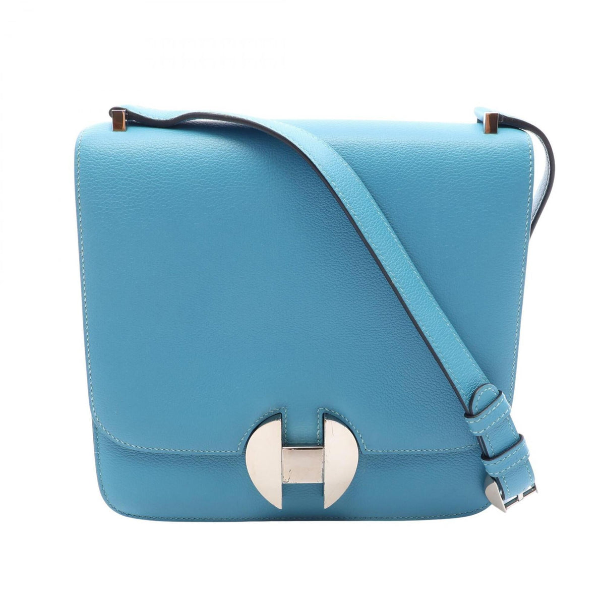 Hermes Blue Handbag Shoulder Bag (Pre-Owned)