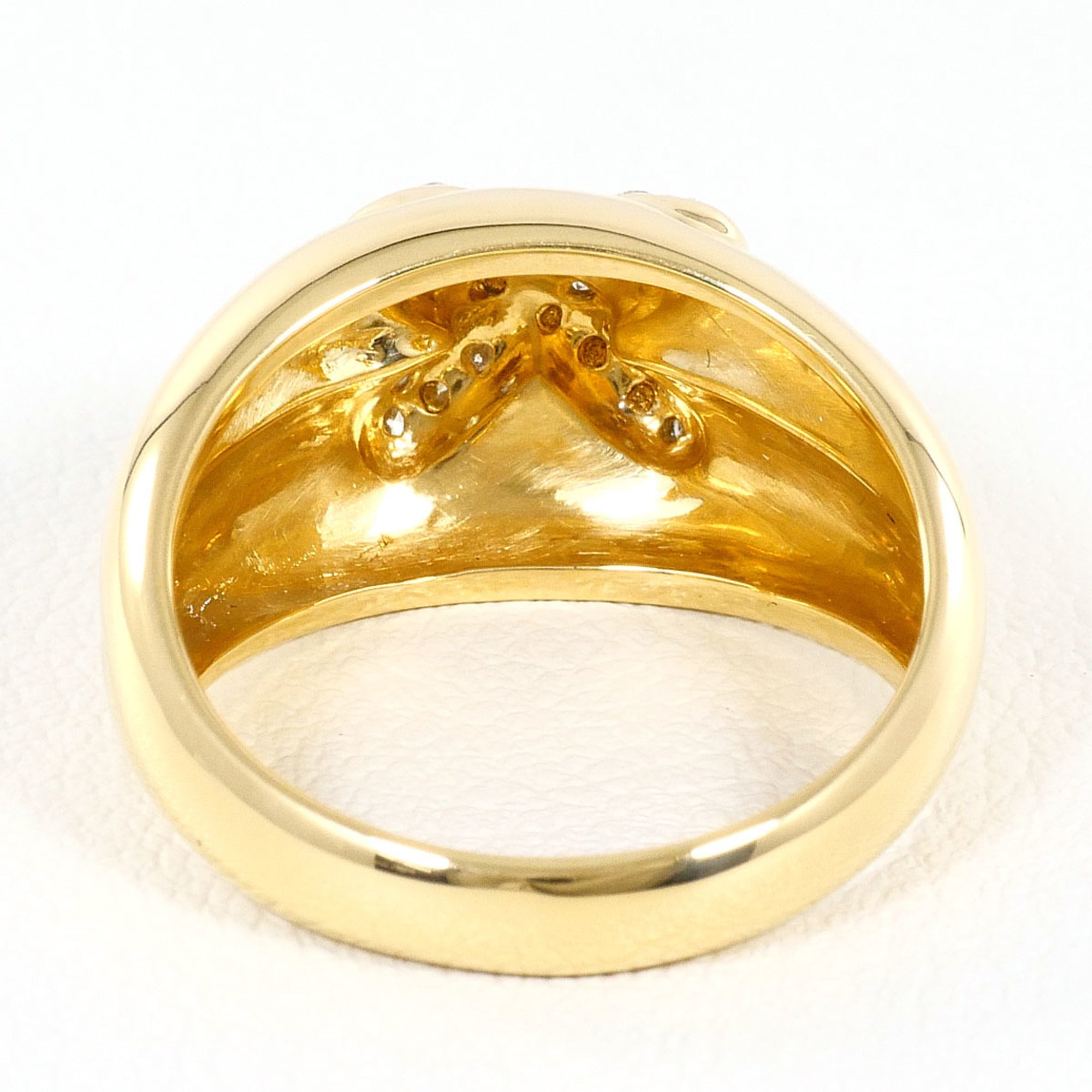 Unbranded White Gold Yellow Gold Yellow Gold (18K) White Gold (18K) Band Ring (Pre-Owned)