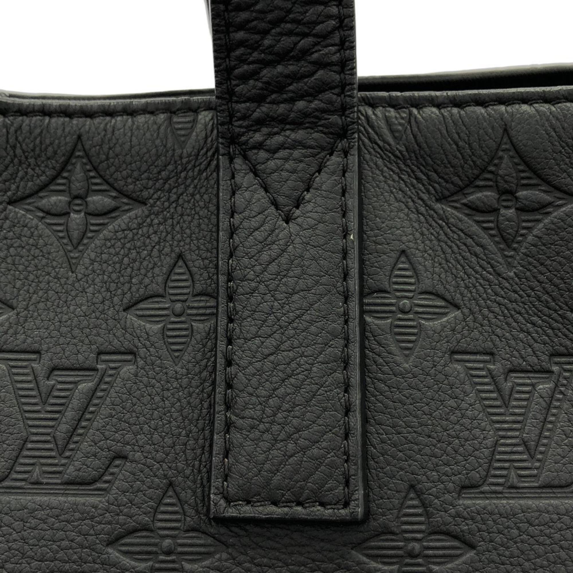 Louis Vuitton Monogram Shadow Black Monogram Shadow Handbag (Pre-Owned)