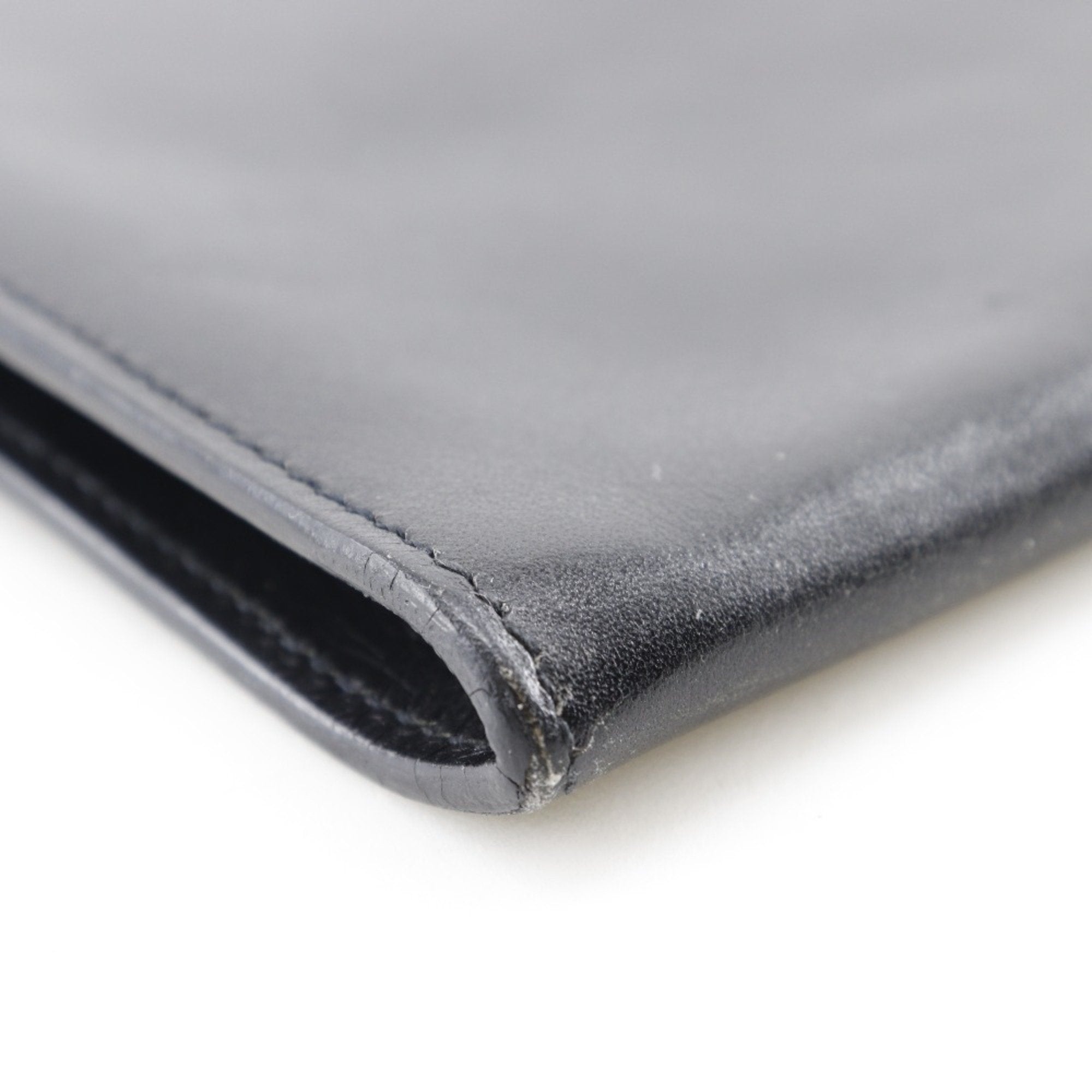 Hermes Black Leather Shoulder Bag (Pre-Owned)