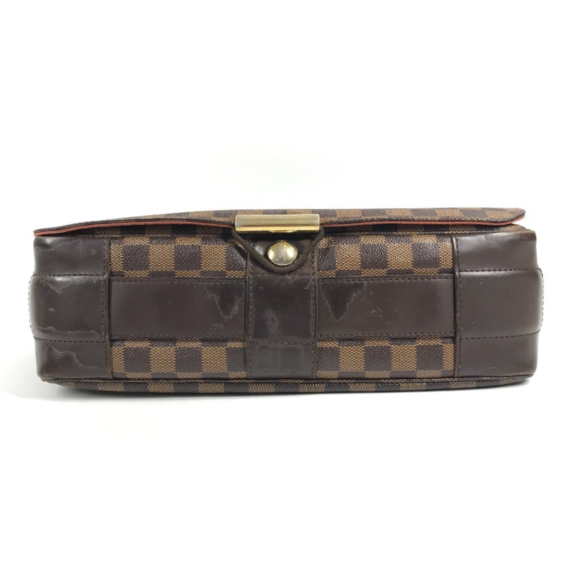 Louis Vuitton Brown Ebene Damier Canvas Handbag Shoulder Bag (Pre-Owned)